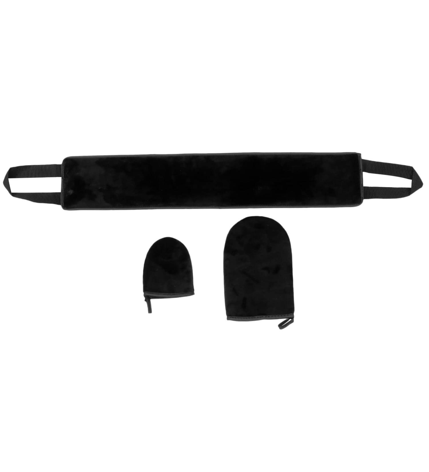Buy Beaupretty 3pcs Flocked Oiled Fingerless Gloves - Tanning Applicator & Exfoliating Mitt Kit for Perfect Tan | International Shipping Available - Buy Online on SooperMarket.com