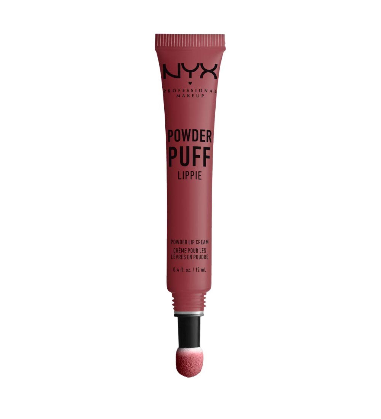 NYX Powder Puff Lippie Lip Cream Liquid Lipstick - Squad Goals Tea Rose Pink 0.40 Fl Oz - Buy Online on SooperMarket.com
