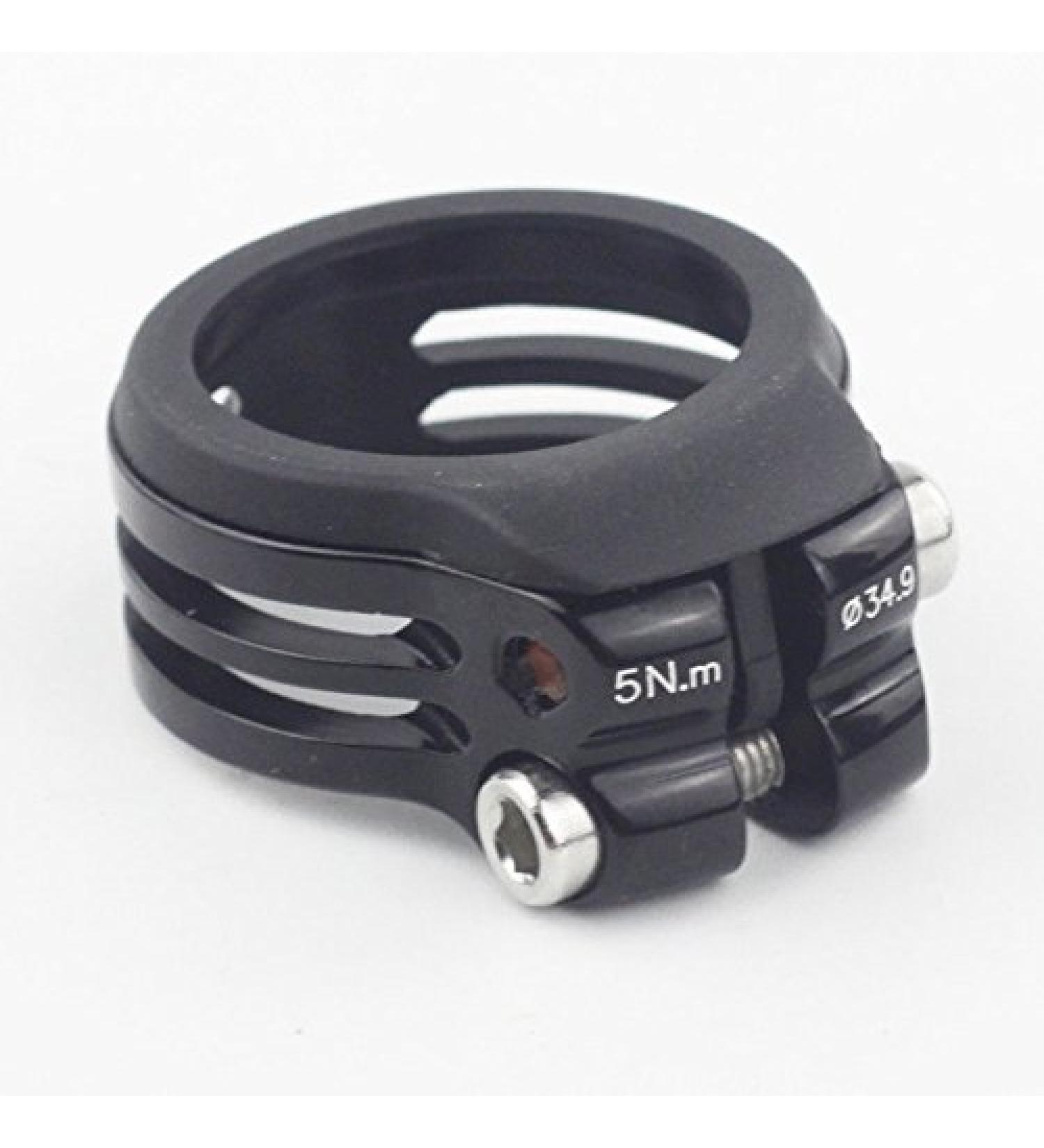 Fouriers CNC Alloy Seatpost Clamp 31.8mm/34.9mm Black - Waterproof & Superlight - Buy Online on SooperMarket.com