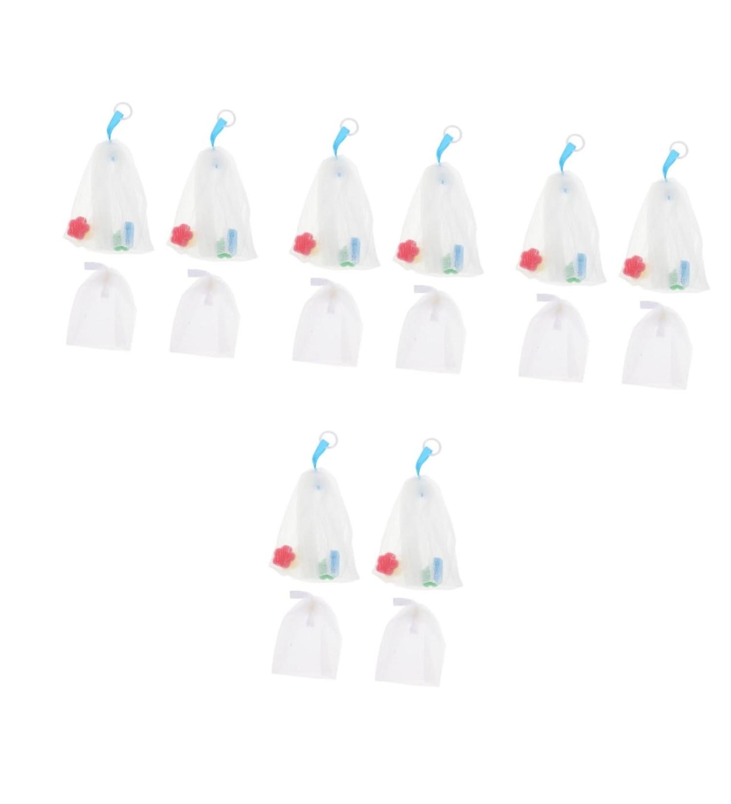 Healeved 16 Pcs Foaming Net Exfoliating Soap Saver Soap Saver Pouch Mesh Soap Pouch Purpose Soap Pe - Buy Online on SooperMarket.com