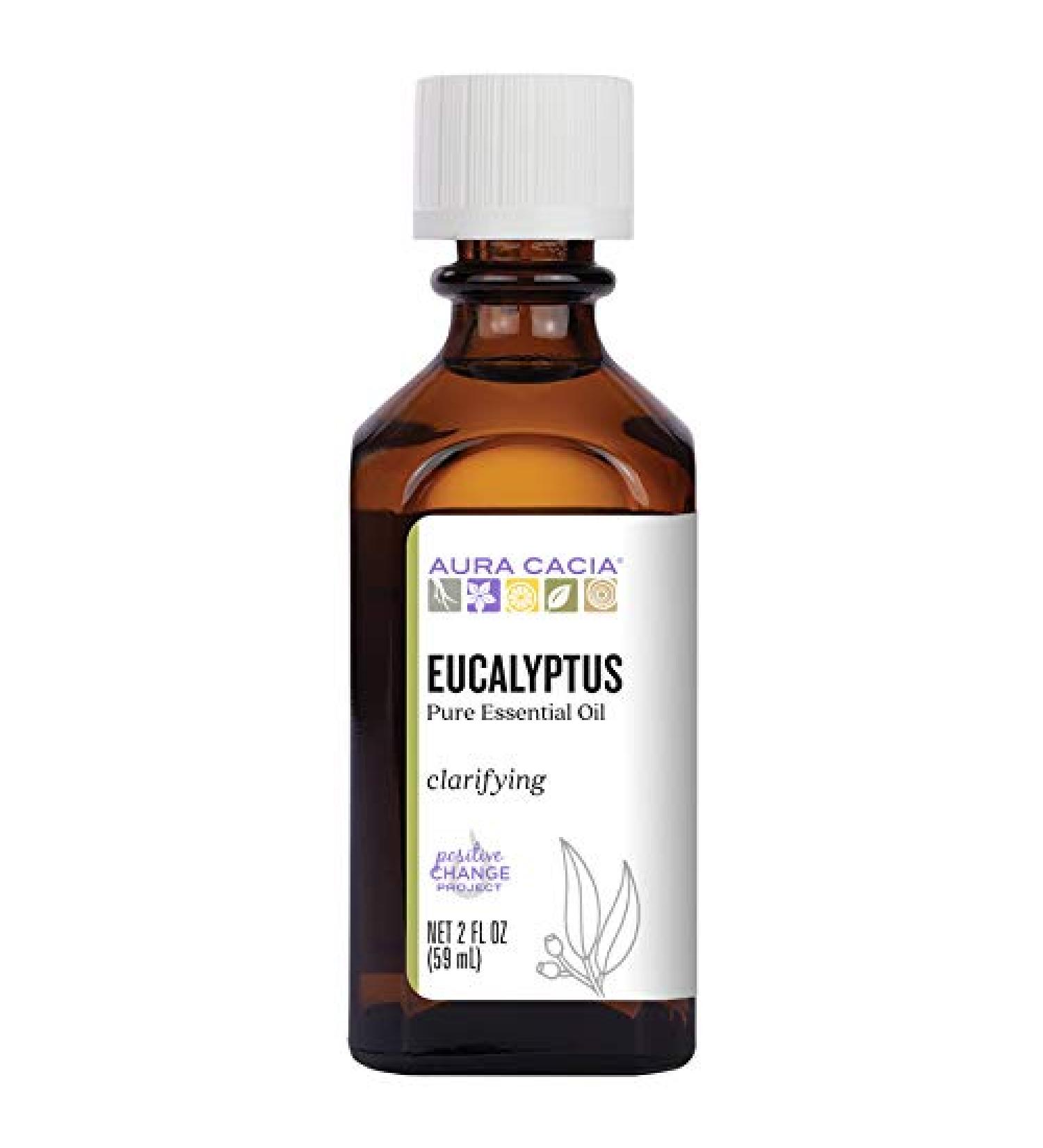 Aura Cacia Eucalyptus Essential Oil 60ml - 100% Pure & GCMS Tested - Buy Online on SooperMarket.com