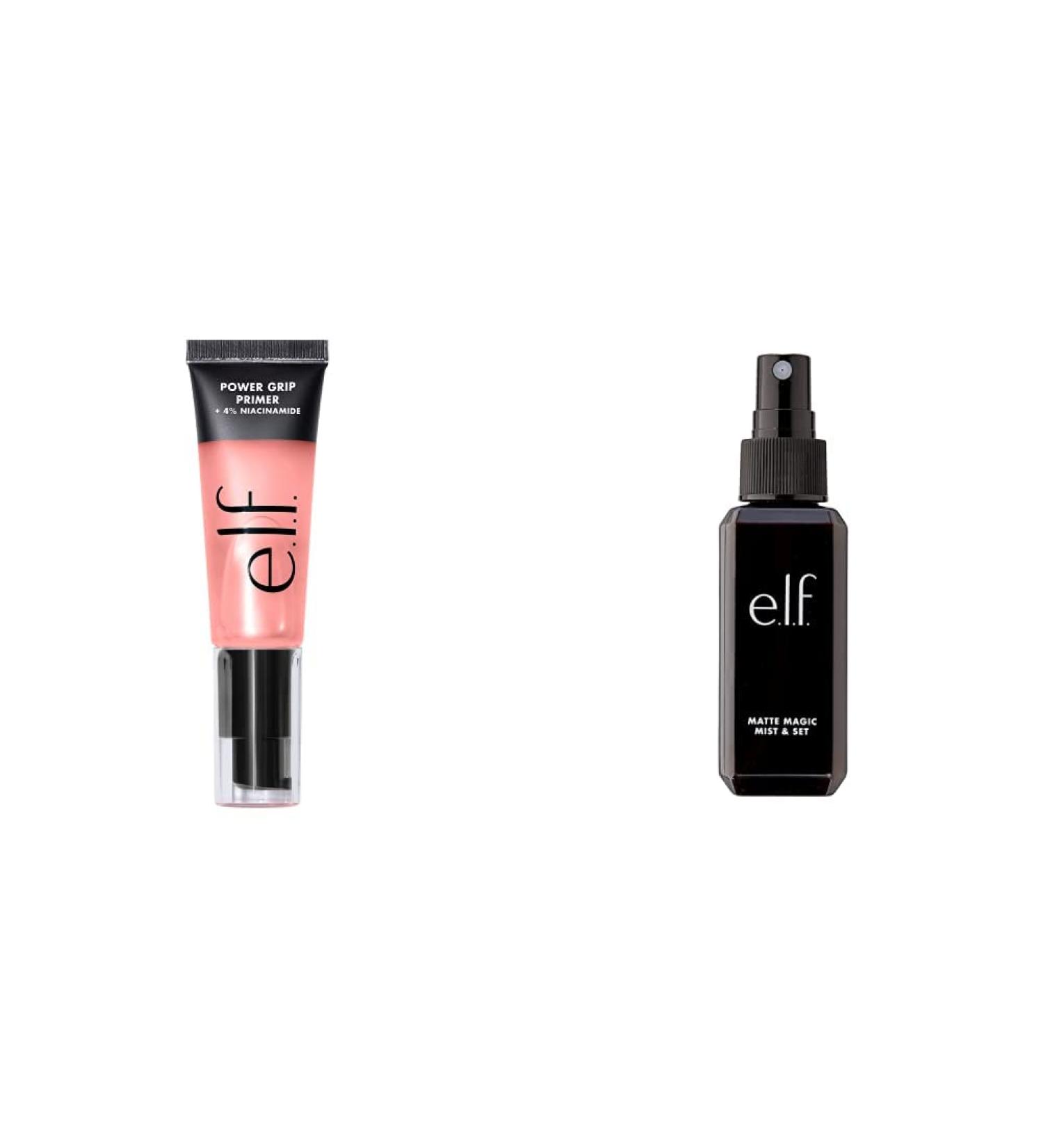 e.l.f. Power Grip Primer + 4% Niacinamide + Matte Magic Mist & Set Primer + Mist & Set 2.02 Fl Oz - Buy Online on SooperMarket.com