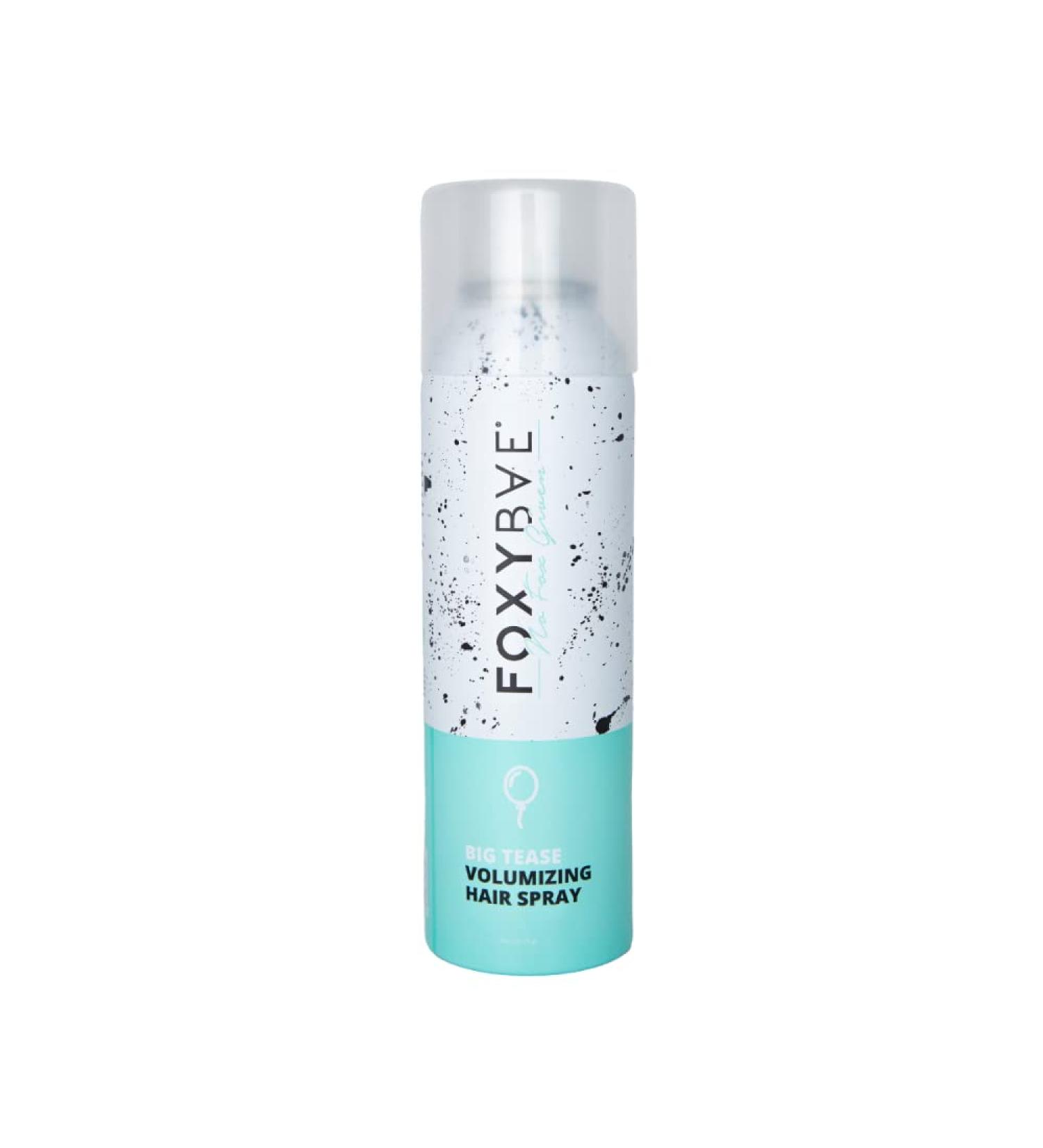 FoxyBae Big Tease Volumizing Hair Spray - Adds Volume, Hold, and Anti-Frizz - Biotin-Infused - 142g/5 Fl. OZ - Suitable for All Hair Types - Buy Online on SooperMarket.com