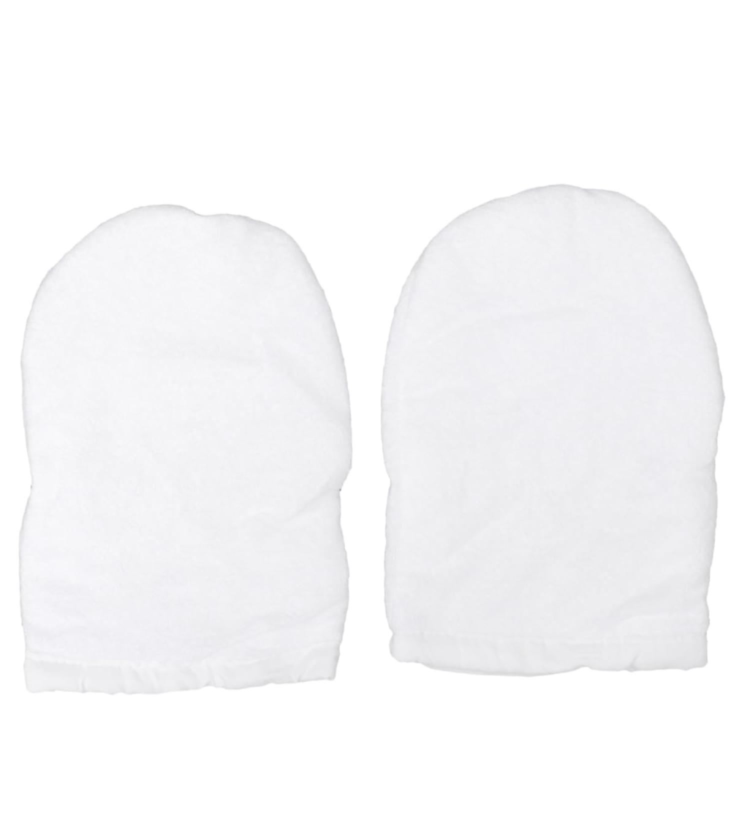 FOMIYES Set Paraffin Foot Bath Liner Paraffin Bath Bags Paraffin Bath Sock Liners Paraffin Wax Gloves Heat Gloves Hand Spa Cover Mittens Insulated Gloves Product White Thicken - Buy Online on SooperMarket.com