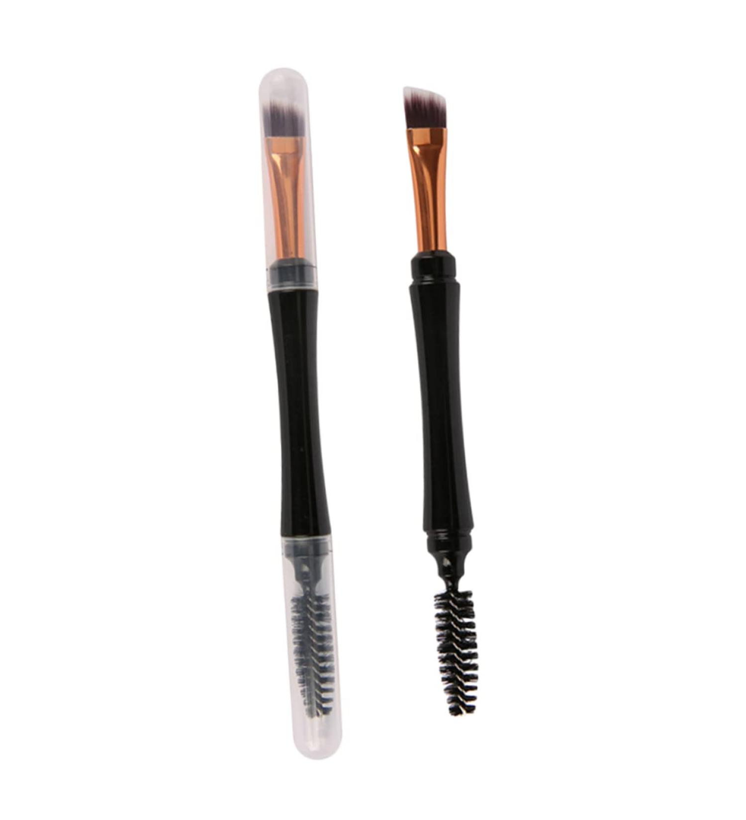 Hemoton 2pcs Spiral Rod Mascara Brush Cosmetics Brush Makeup Tool Brush for Makeup 14.2X1.2cm Black - Buy Online on SooperMarket.com