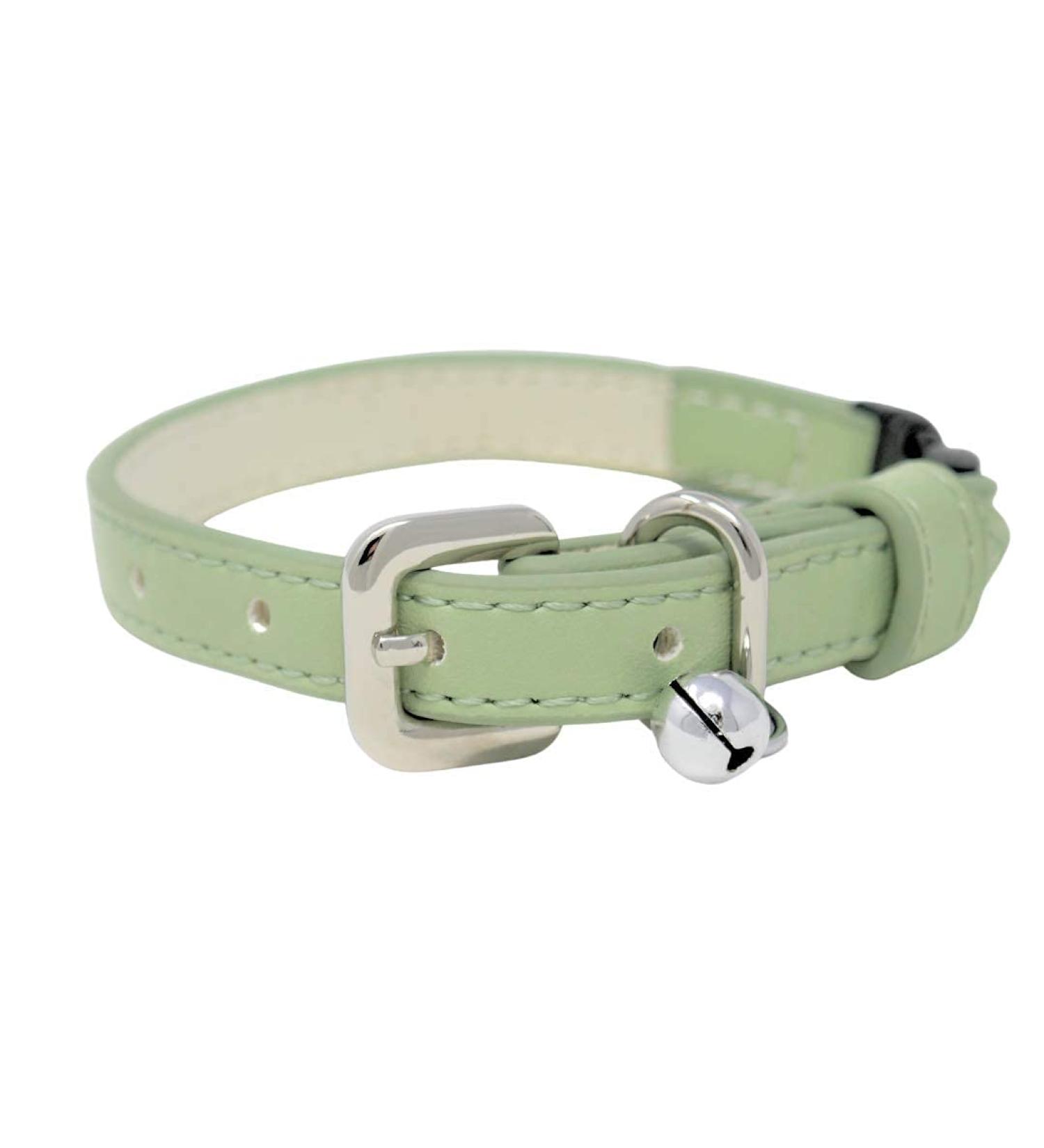 Animal Outfitters UK Purrfect Pastel Collection Cat Collar | Mint Silver Bell | Adjustable Breakaway Kitten Collar - Buy Online on SooperMarket.com