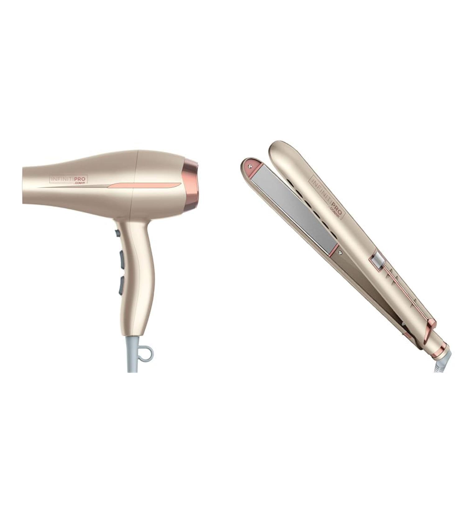 InfinitiPRO Frizz Free Pro Dryer 750C With Frizz Free 1" Straightener CS600C