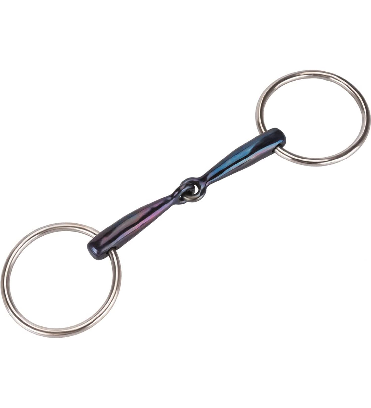 Equinate Water Bridle Sweet Iron 14mm - Anatomically Shaped Friendly Bit for Horses | 13.5cm - Promotes Saliva & Chewing Activity - Buy Online on SooperMarket.com