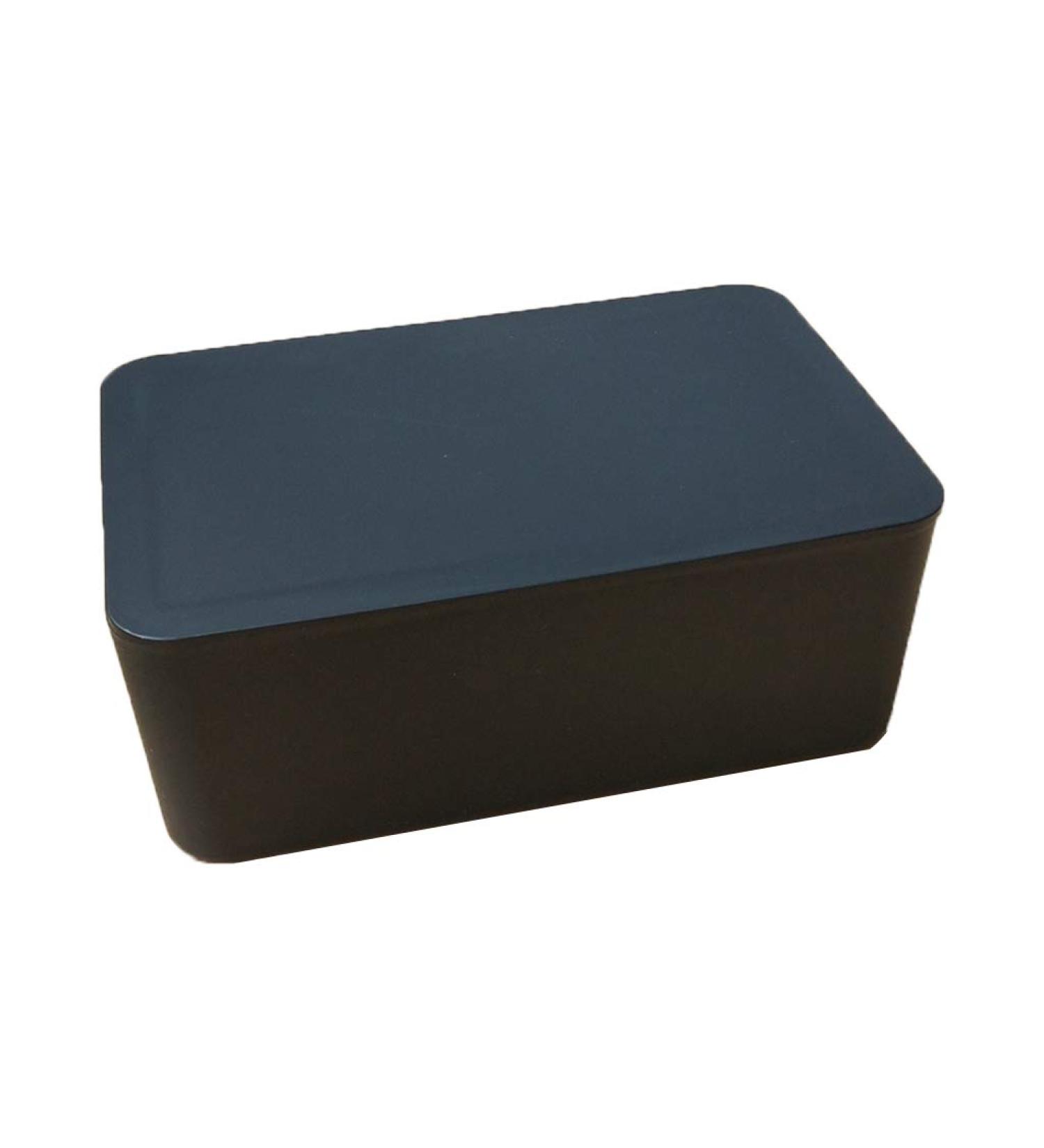 Black Dispenser with Lightweight Napkin Cases Easy Open & Close Utility Tissue Holder Storage Box - Buy Online on SooperMarket.com