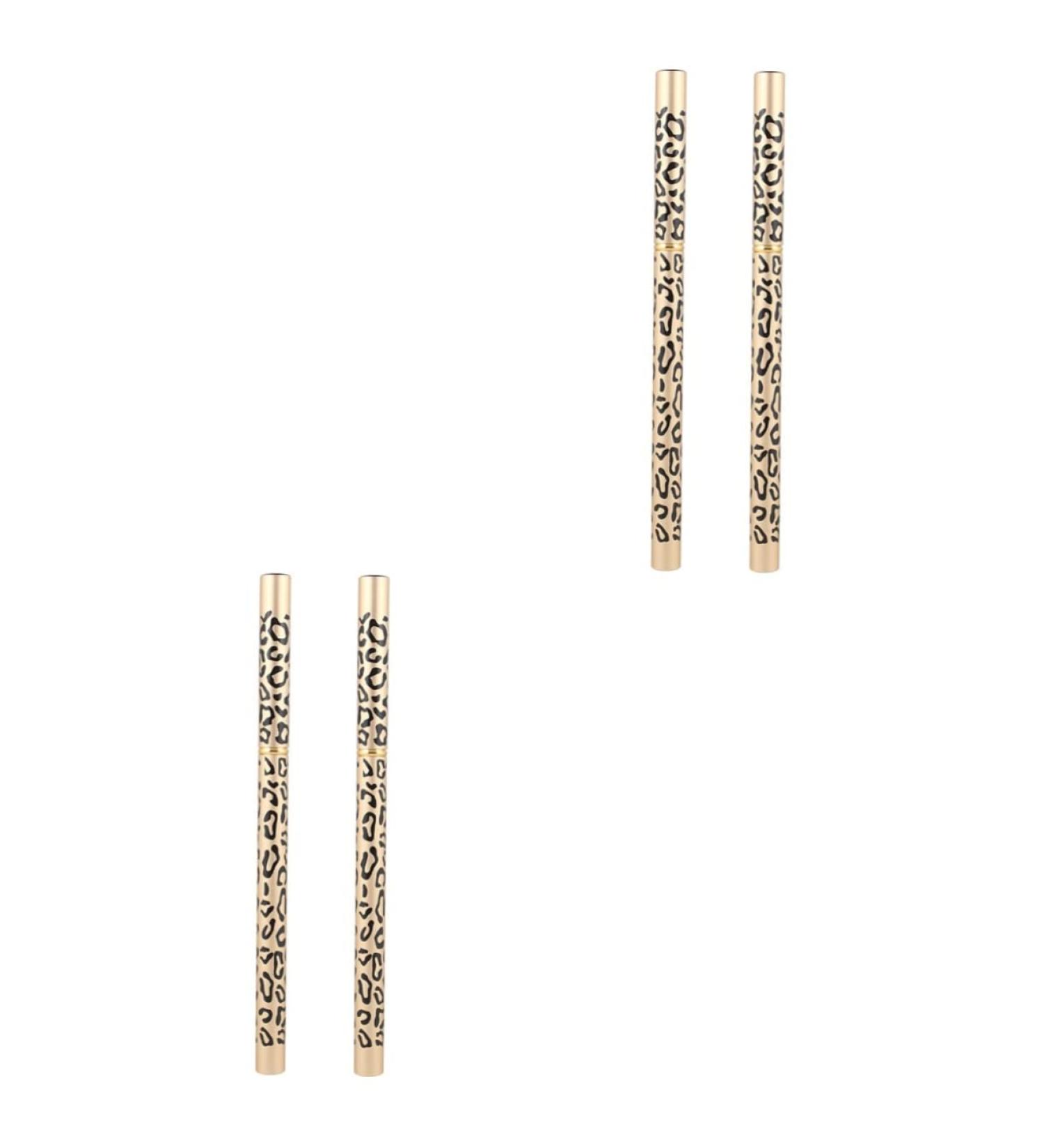 PLAFOPE 4 Pcs Eyebrow Pencil Brush Microblading Eyebrow Pen Double Tip Eyebrow Pencil Pigment Brown - Buy Online on SooperMarket.com