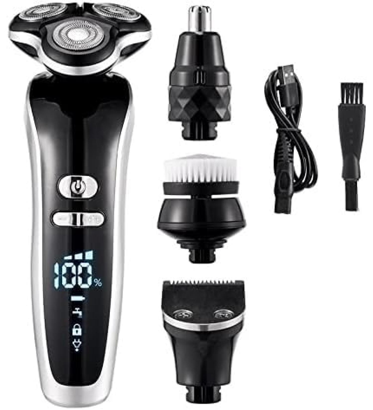 GeRRiT Electric Razor for Men | USB Rechargeable 4D Electric Shaver & Hair Clipper | Professional Hair Trimmer - Buy Online on SooperMarket.com