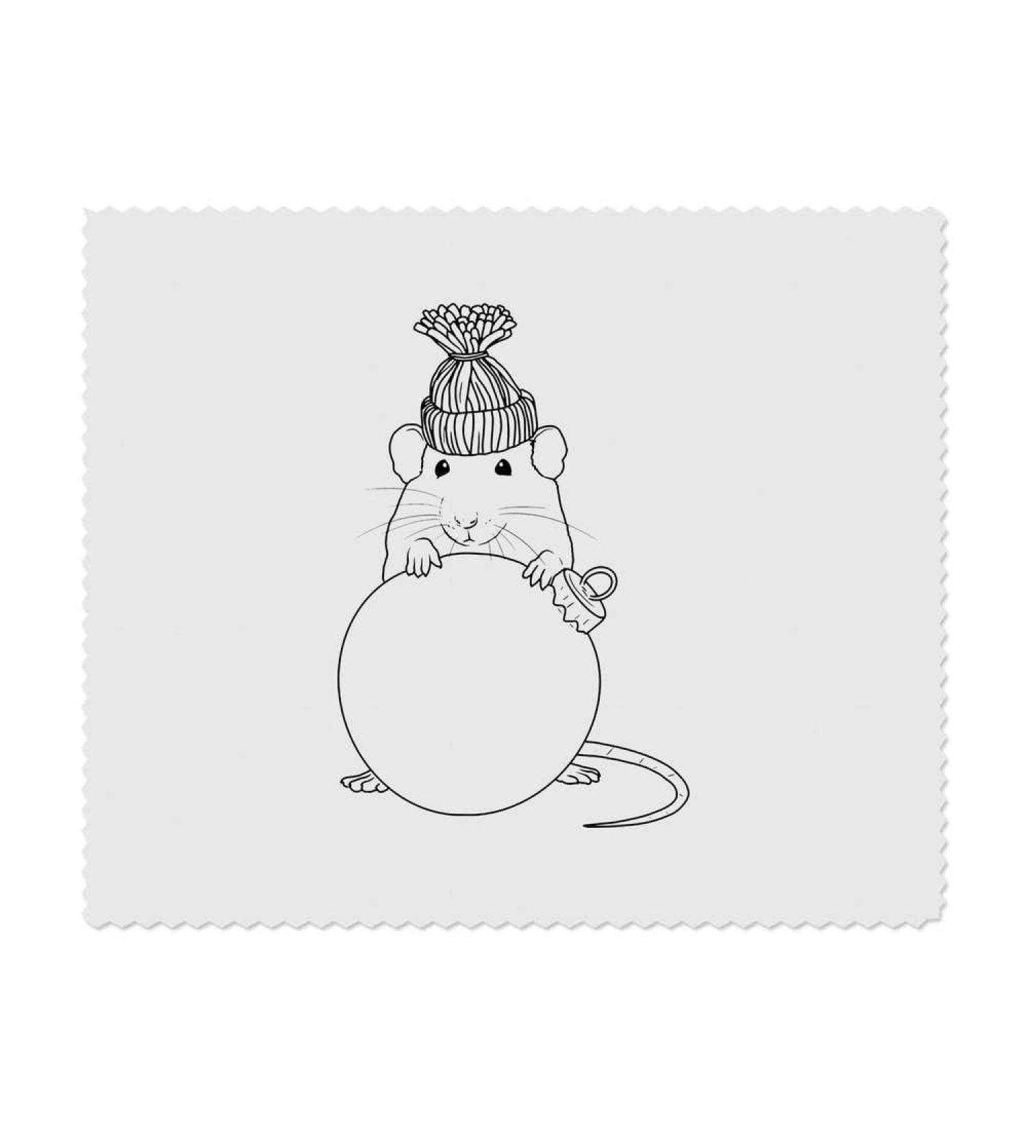LC00024182 Microfiber Cleaning Cloths for Lenses & Glasses - Stylish Mouse Hat Design Pack of 2 - Buy Online on SooperMarket.com