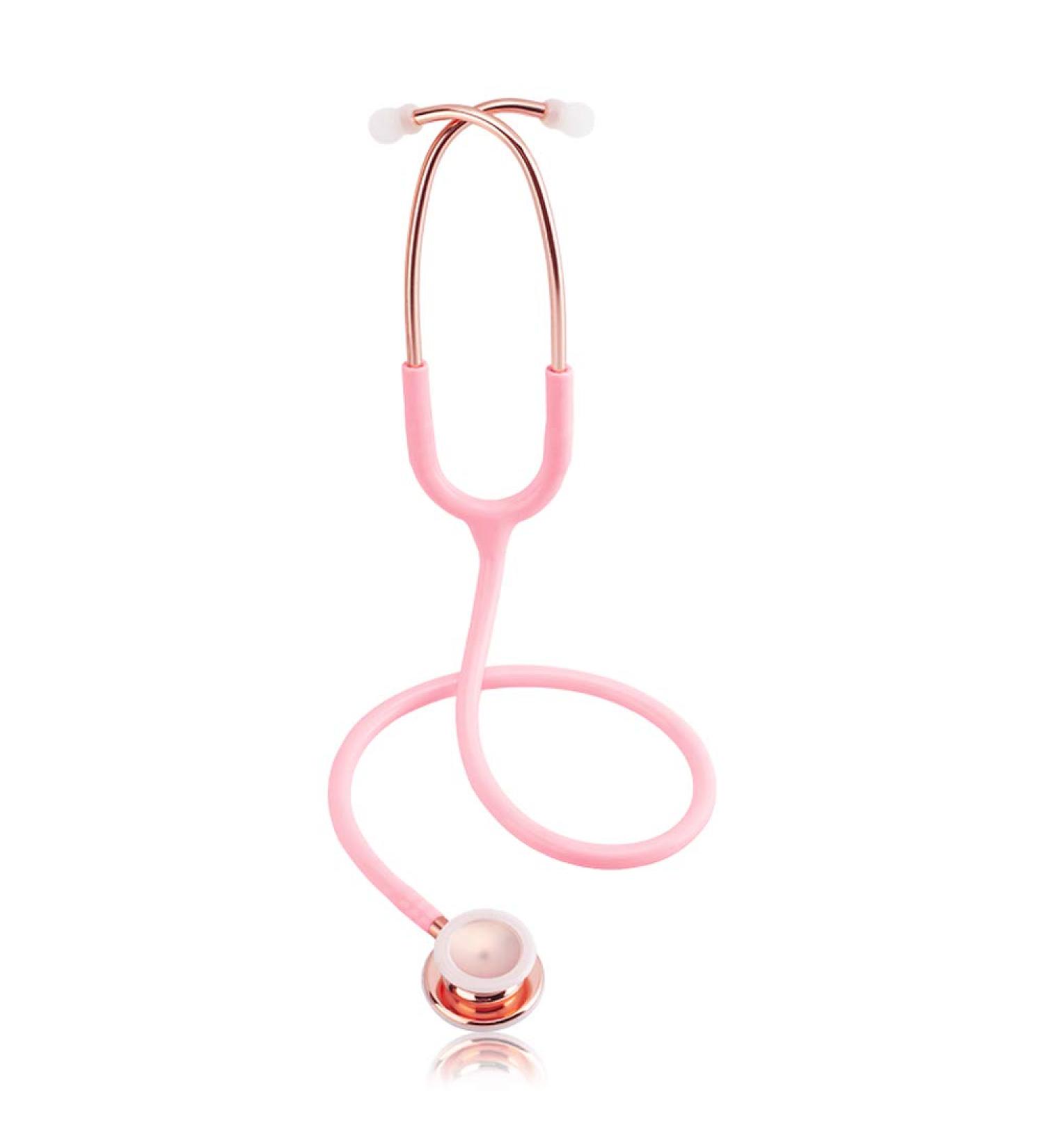 Scienlodic Professional Double Head Stethoscope | Home & Clinical Use | Customized Gold-Plated | High-End Pink - Buy Online on SooperMarket.com
