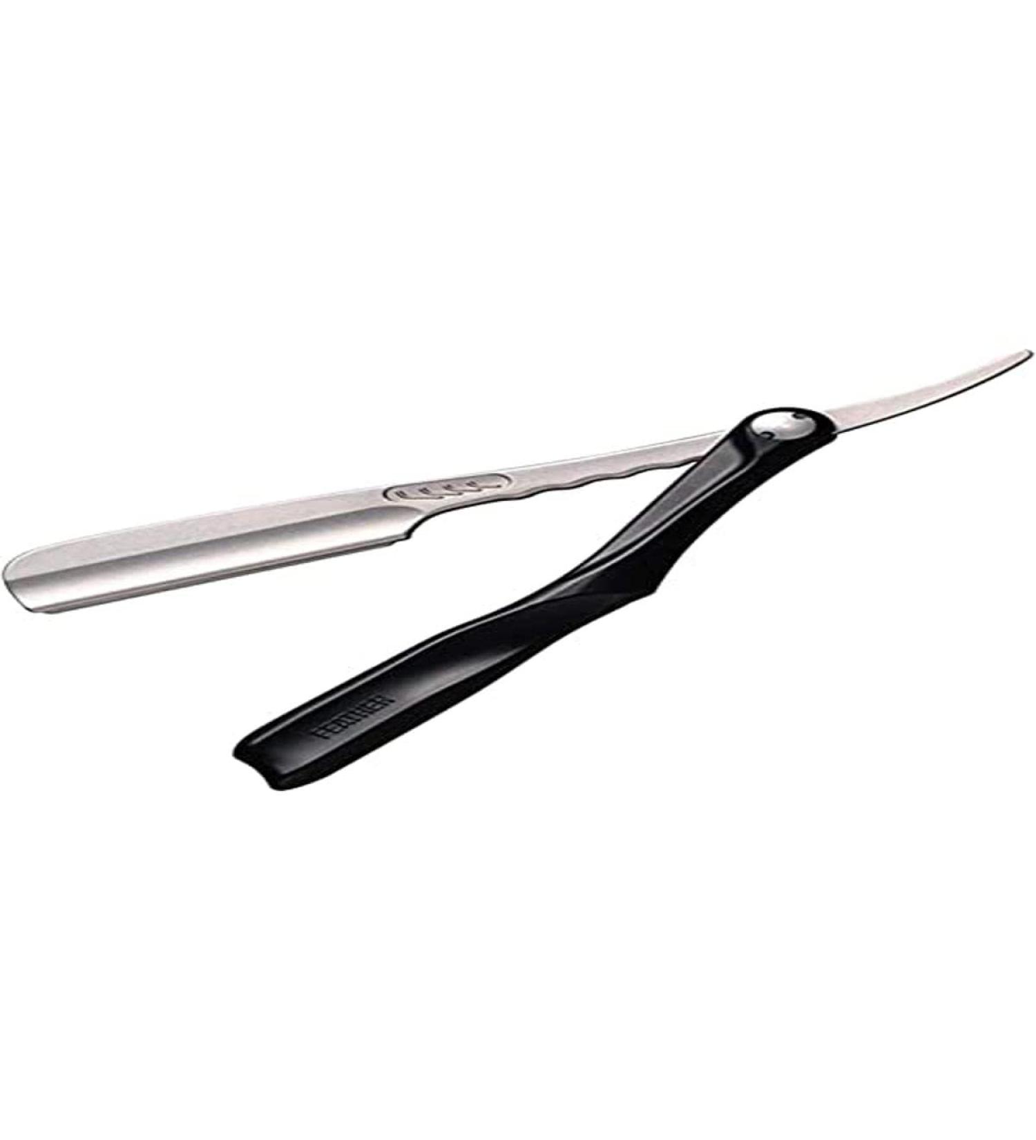 Feather Black SS Folding Handle Razor