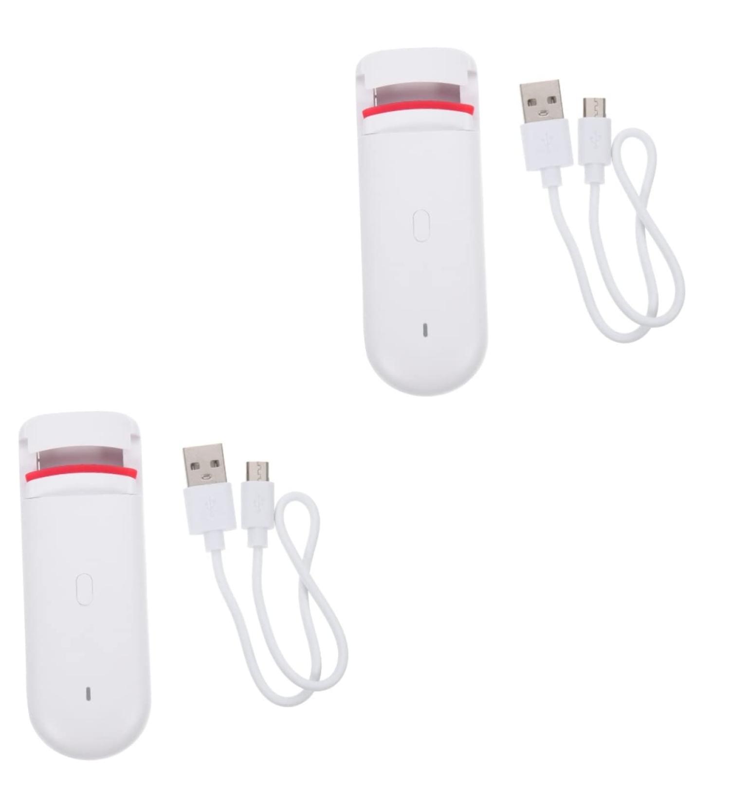 Buy NOLITOY 2pcs Electric Eyelash Curler - USB Heated Eyelash Comb & Travel Hair Curler for Perfect Lashes | International Shipping Available - Buy Online on SooperMarket.com