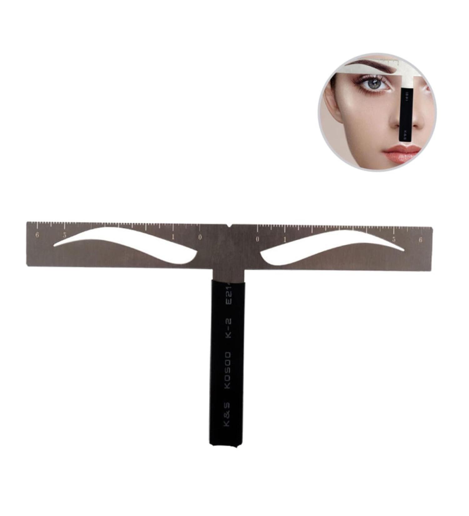Mikinona Stencil Caliper for Kit Reusable Professional Eyebrows Positioning Three-point Balance Classic - Buy Online on SooperMarket.com