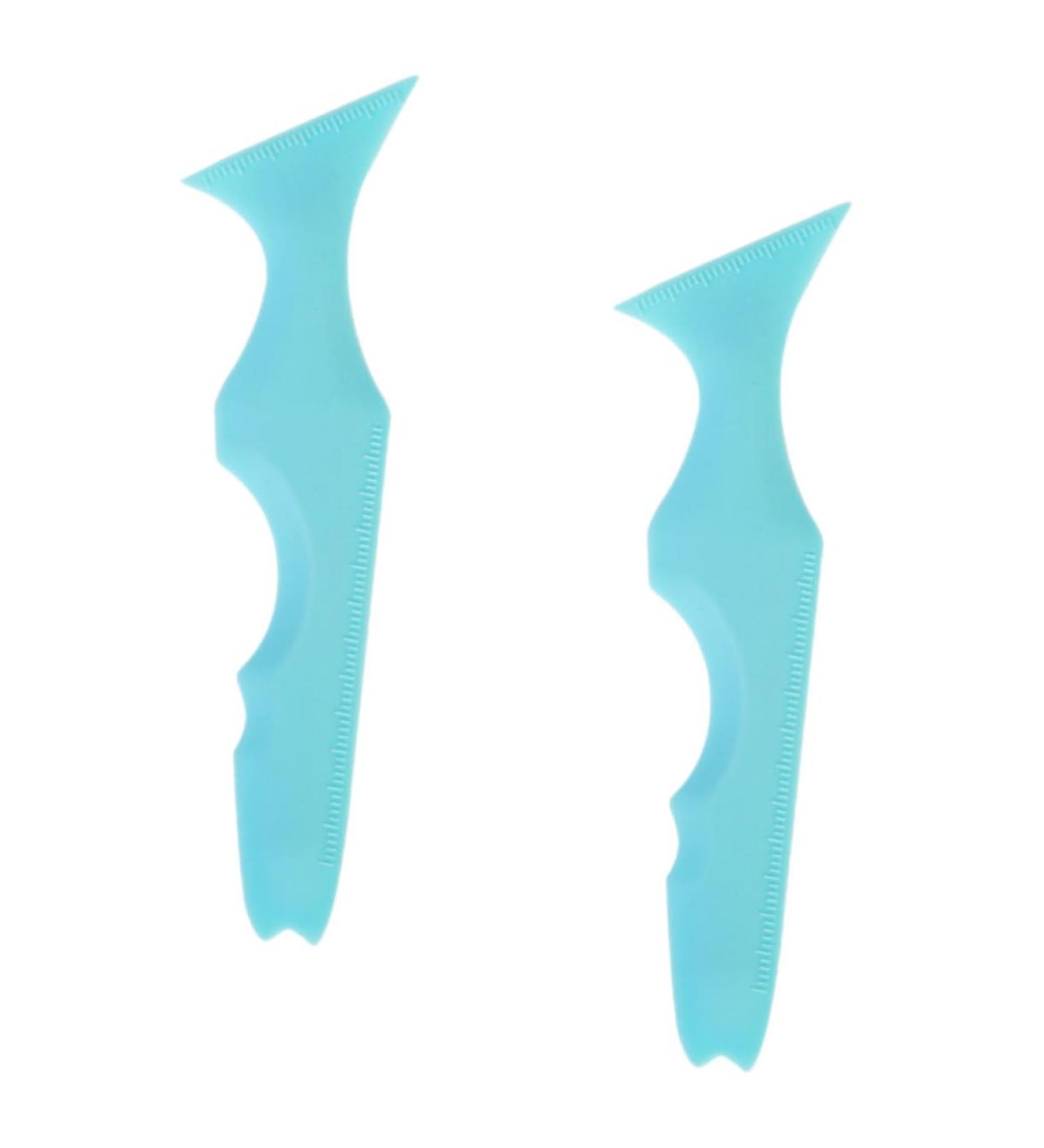 2pcs Multi-Function Shield Eyeliner Applicator Eyelash Lash Guide Aid Beauty Ruler Stencil - Buy Online on SooperMarket.com