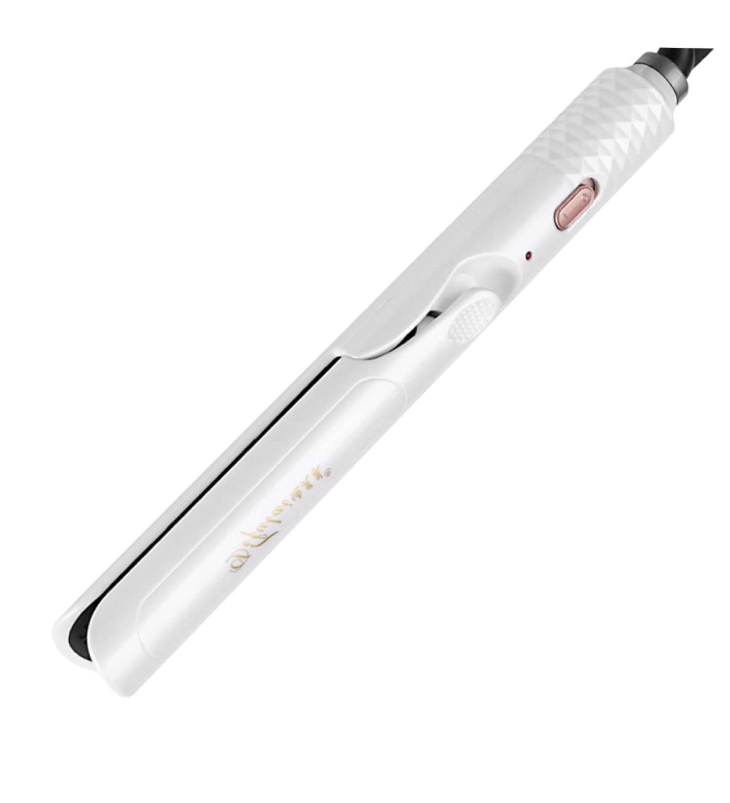 PLAFOPE 1pc Curling Iron Curling Wand Hair Straightening Comb Electric Hot Comb Hair Curlers White US Plug White - Buy Online on SooperMarket.com
