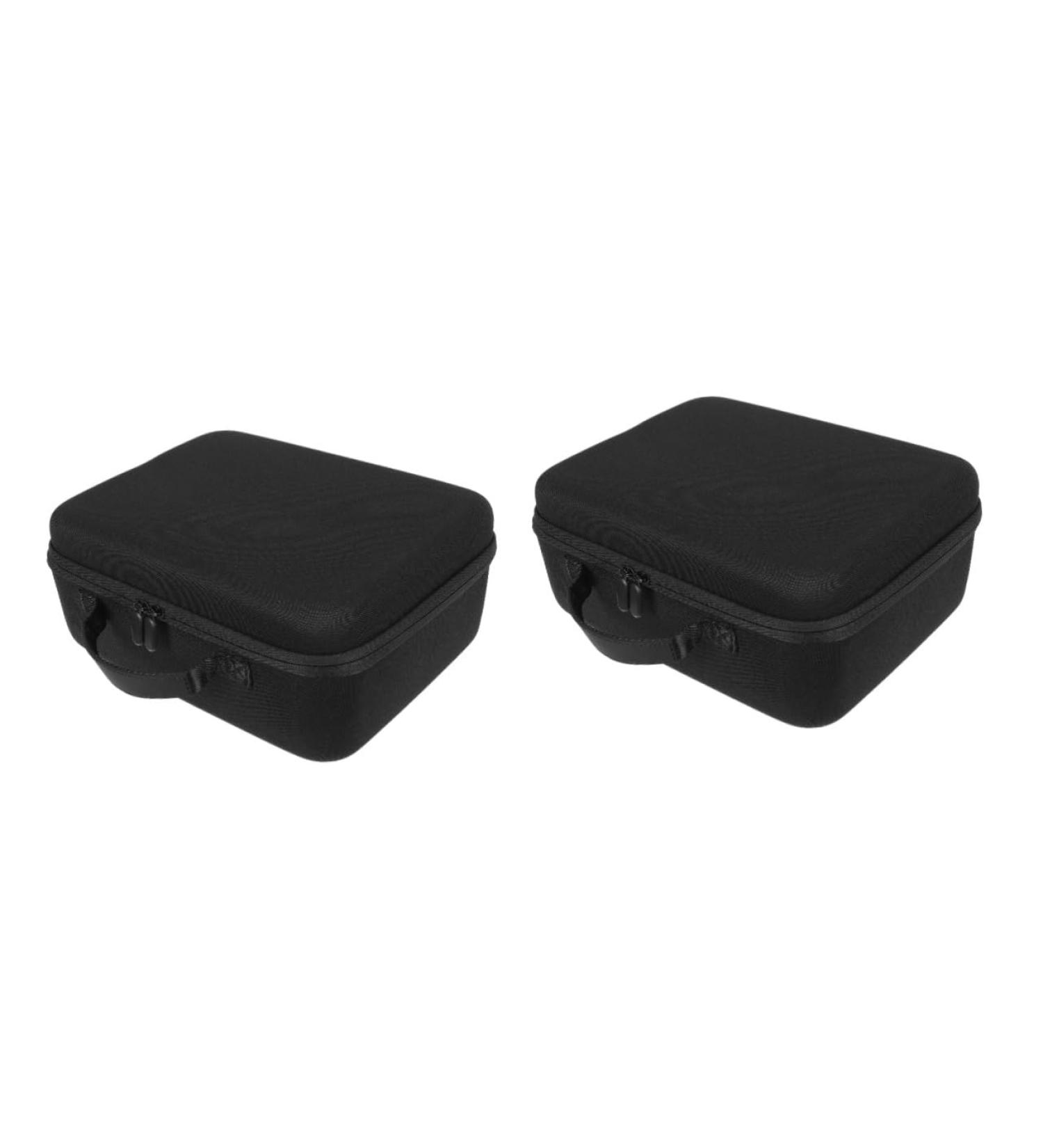 FOYTOKI 2 Pcs Hair Dryer Storage Bag Curl Blow Dryer Portable Hair Dryer Bag Barber Clipper Case Black Eva - Buy Online on SooperMarket.com