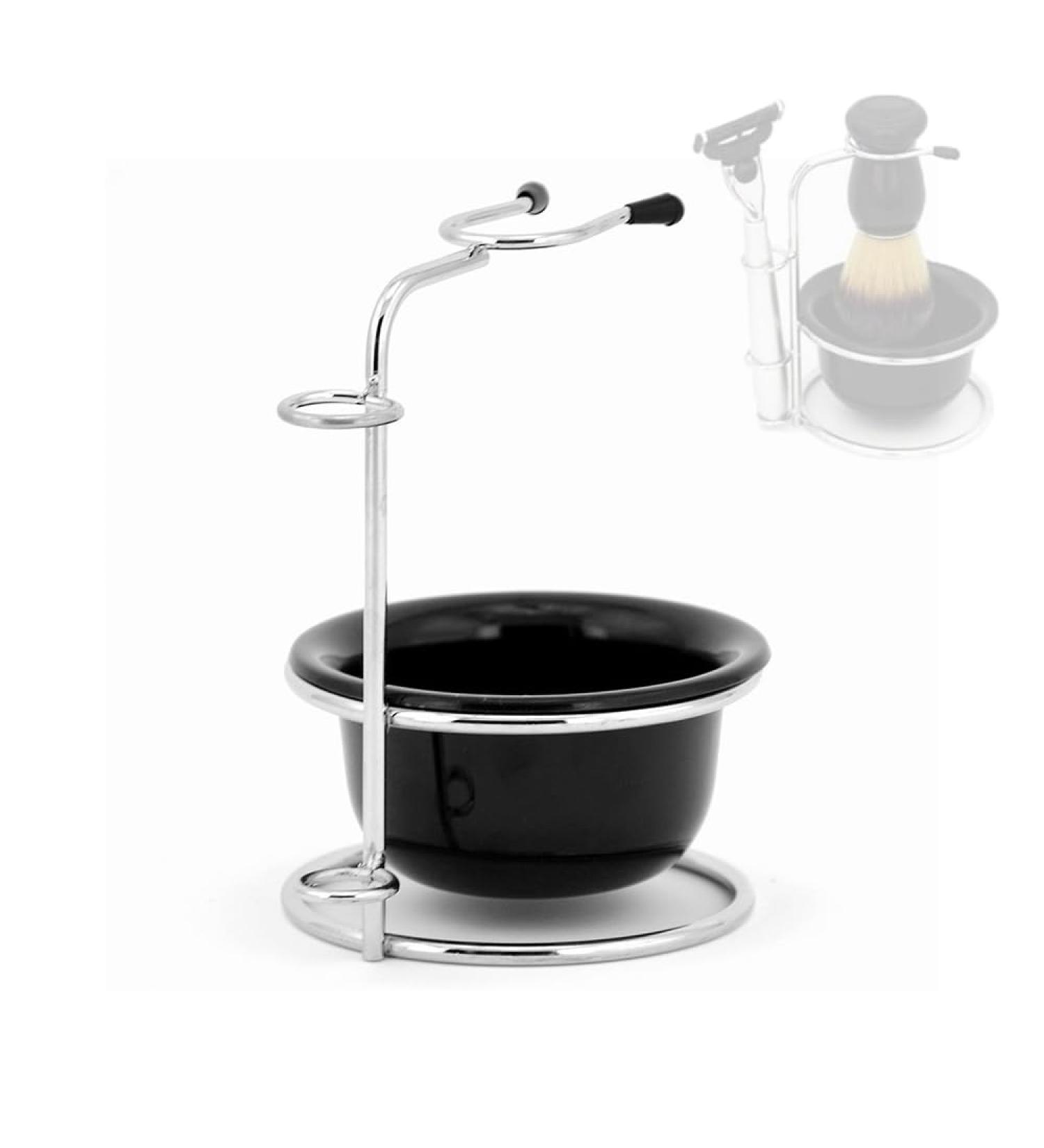 Zalati Razor Resthesers: Premium Razor Holder with Shaving Bowl & Brush Stand - Perfect for Manual Razor Chips - International Shipping Available - Buy Online on SooperMarket.com