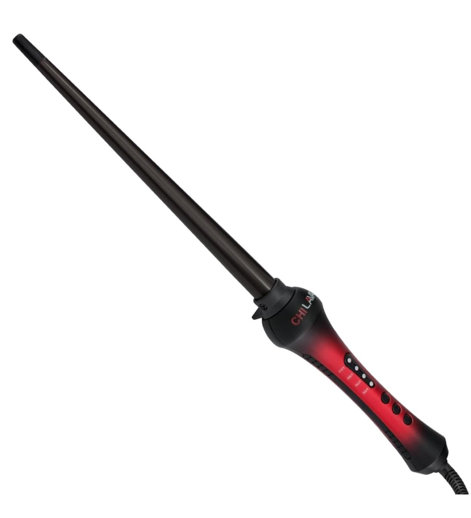 CHI Lava Tapered Hairstyling Wand - Versatile Curling Iron for Medium & Long Hair - Flawless Curls with Lower Temperature - 3/8 to 3/4 Barrel - Buy Online on SooperMarket.com