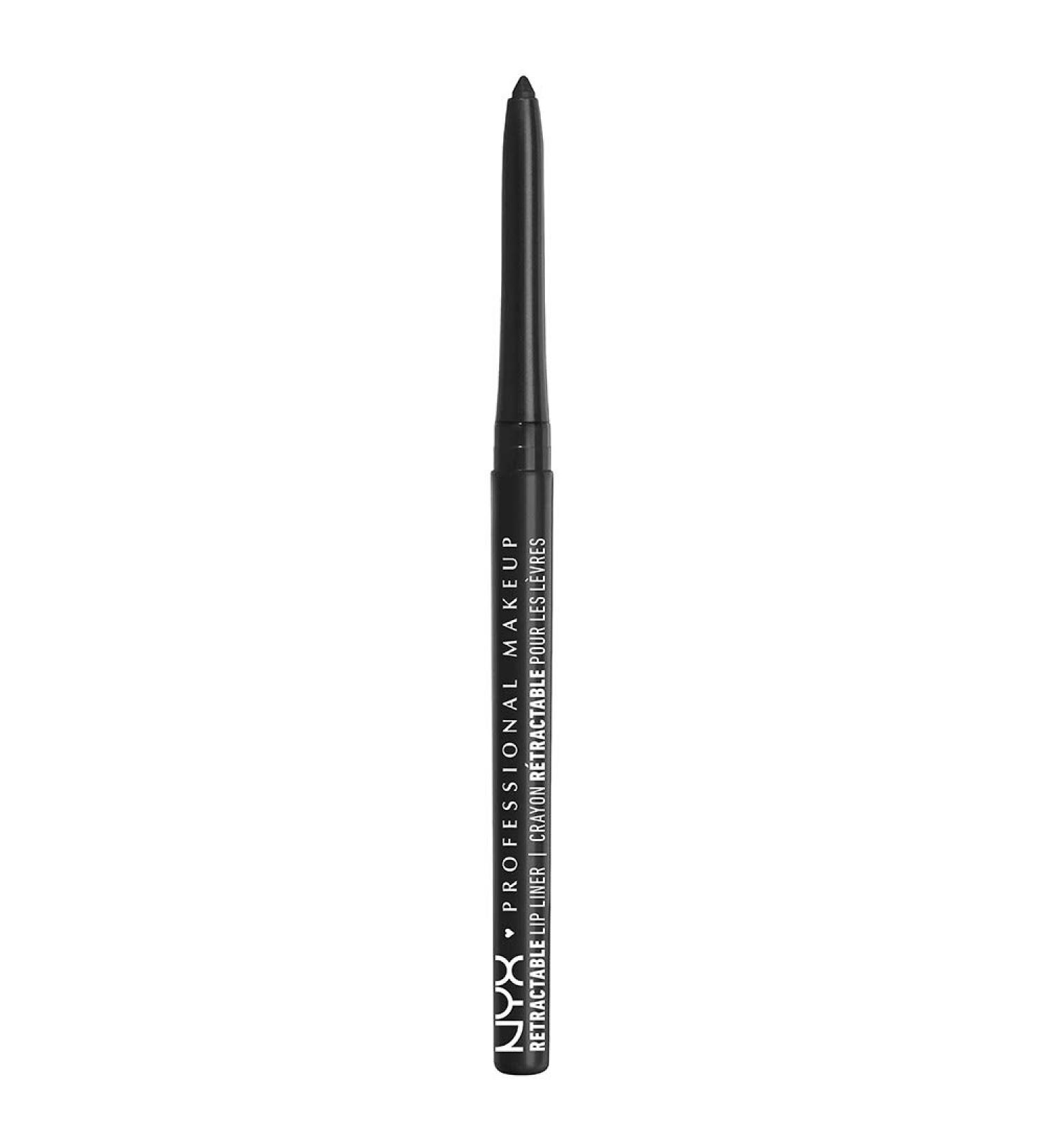 NYX Professional Black Lip Liner Pencil - Define and Enhance Lips - Buy Online on SooperMarket.com