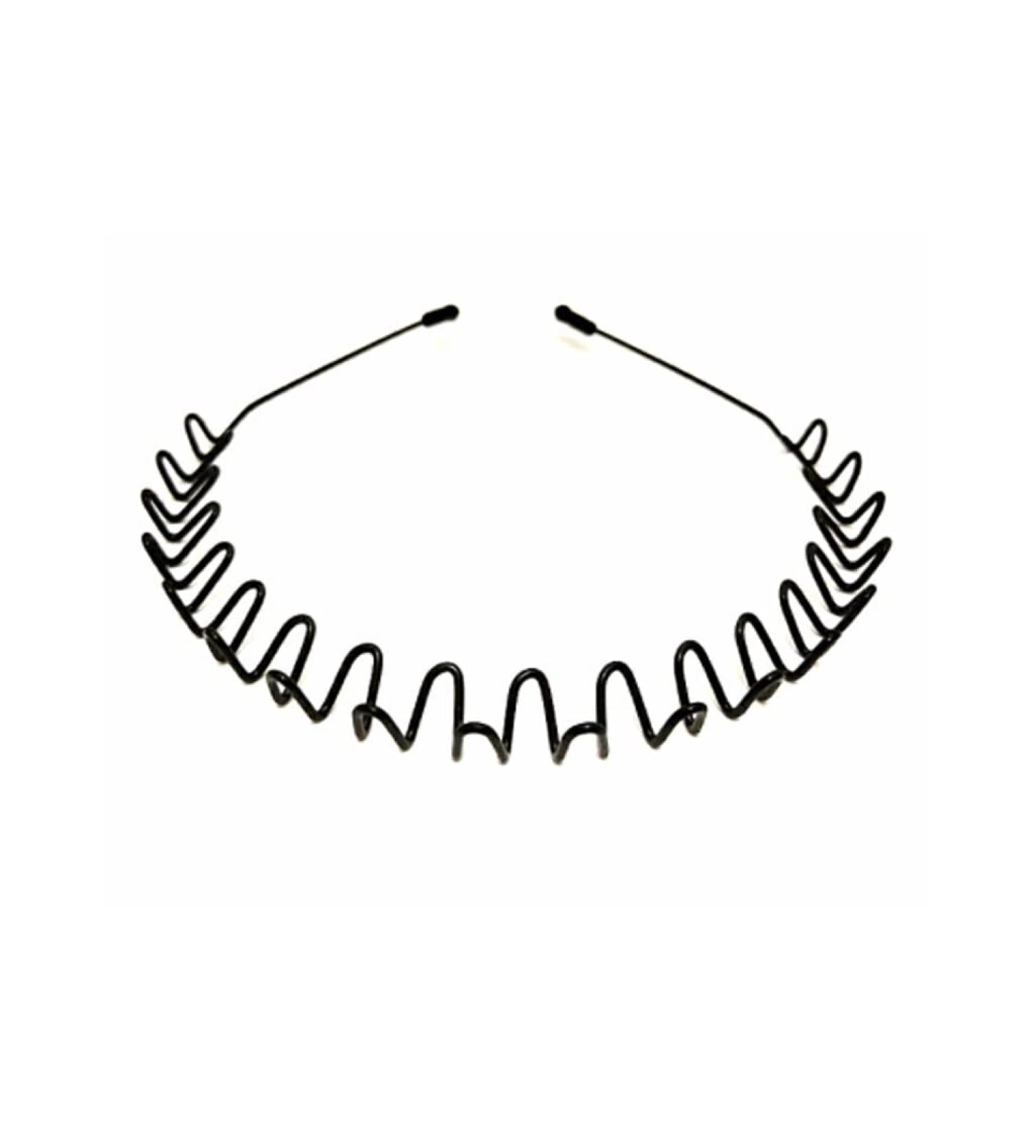 kawehiop Headbands for Men Black Unisex Salon Supplies Beauty Tools Gifts Back Styling Fashion Yoga Home Use Parties Weddings Type 6 - Buy Online on SooperMarket.com