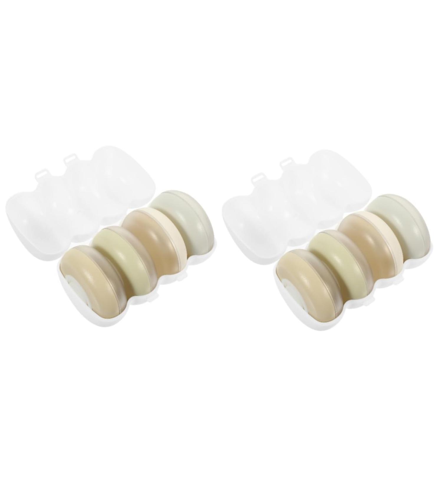 minkissy 2 Sets travel bottle Refillable Lotion Jar small lotion jar travel cosmetics dispenser sealing lotion container Airless Pump Jar travel size containers pp portable cream white - Buy Online on SooperMarket.com