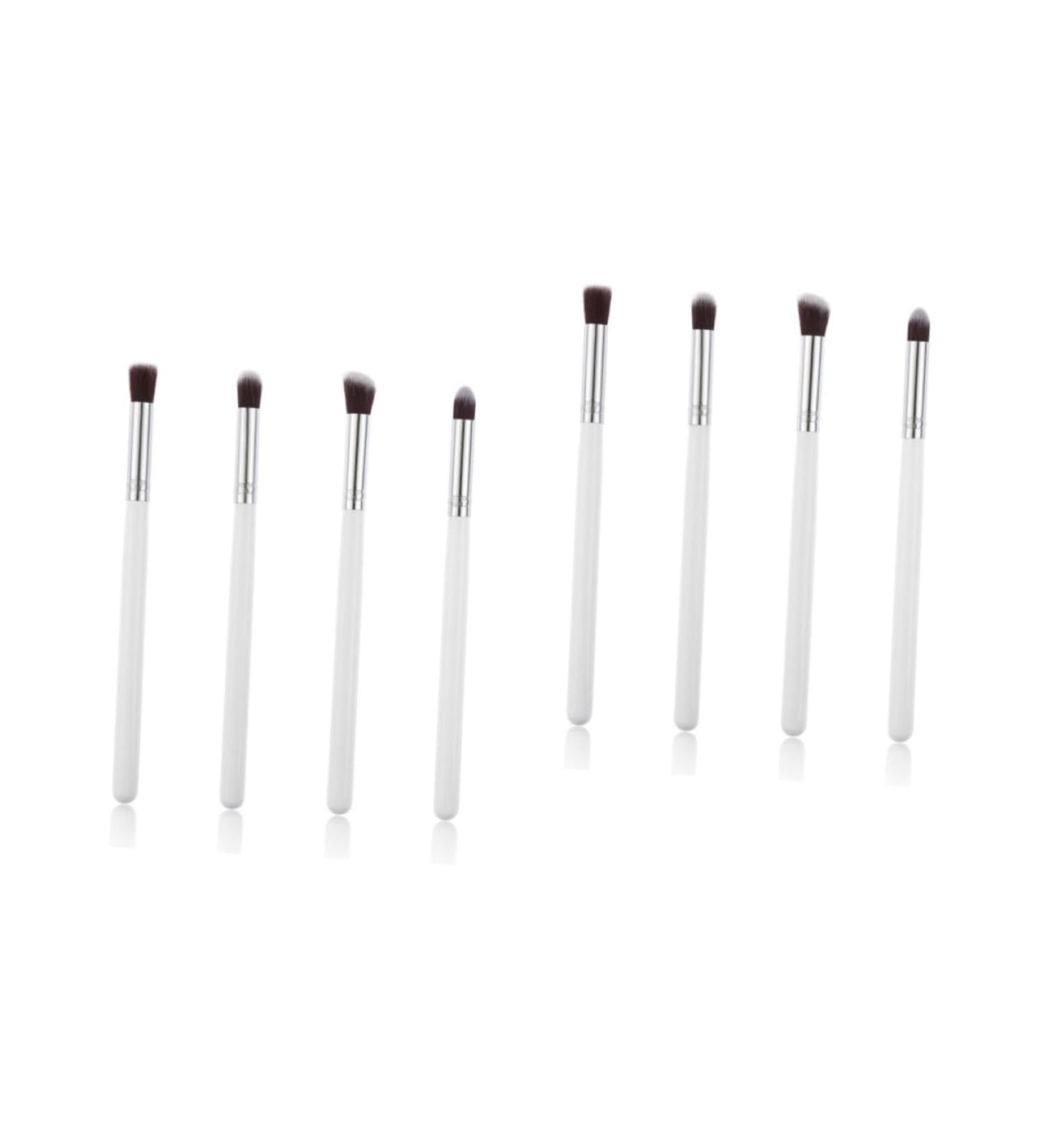 Baluue 8 Pcs Eye Make-up Brush Kit Eye Kits Concealer Brush Makeup Medium Eyeshadow Brush Blush Brush White - Buy Online on SooperMarket.com