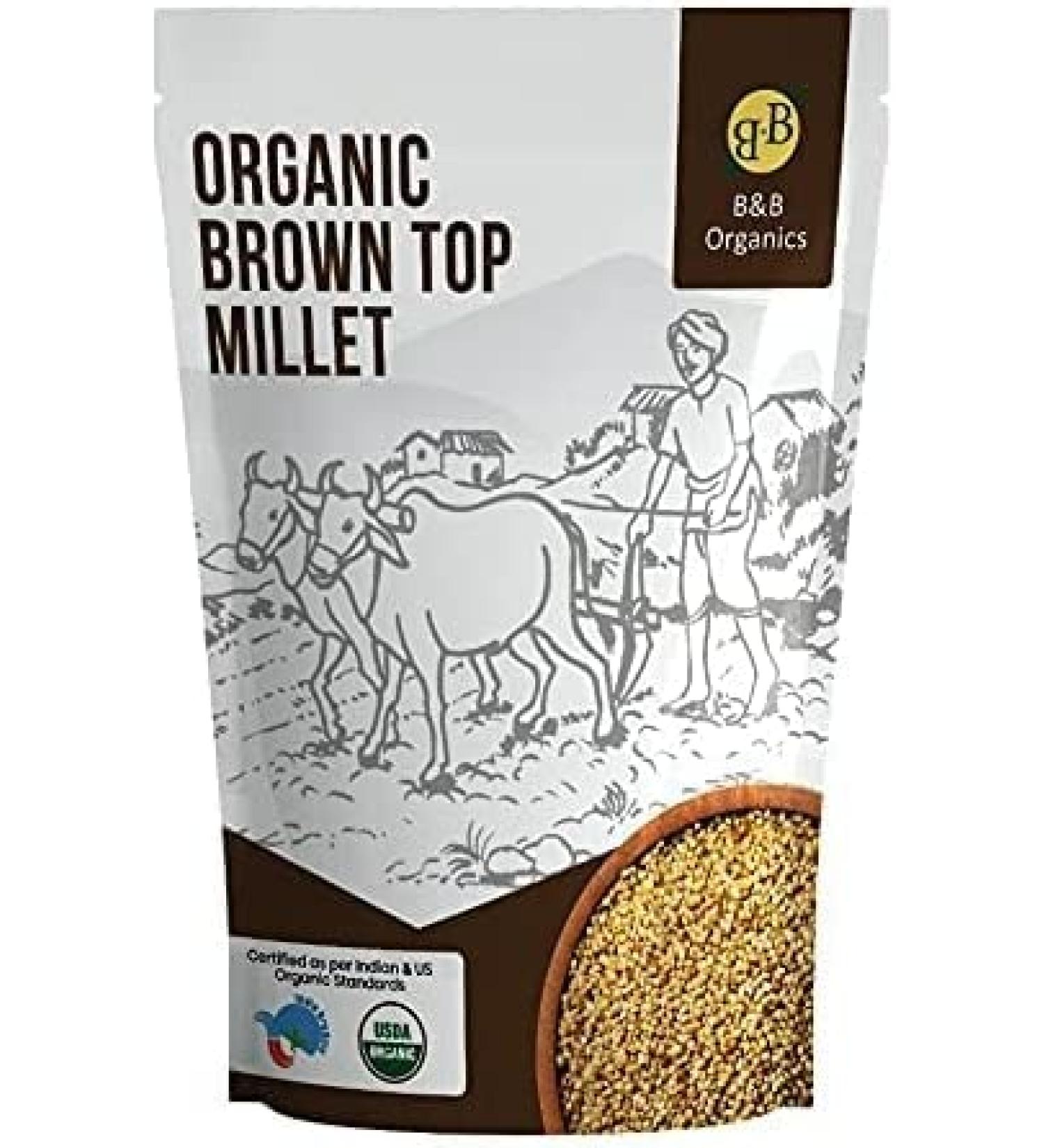 BETT B&B Organics Browntop Millet 1kg - Buy Online on SooperMarket.com