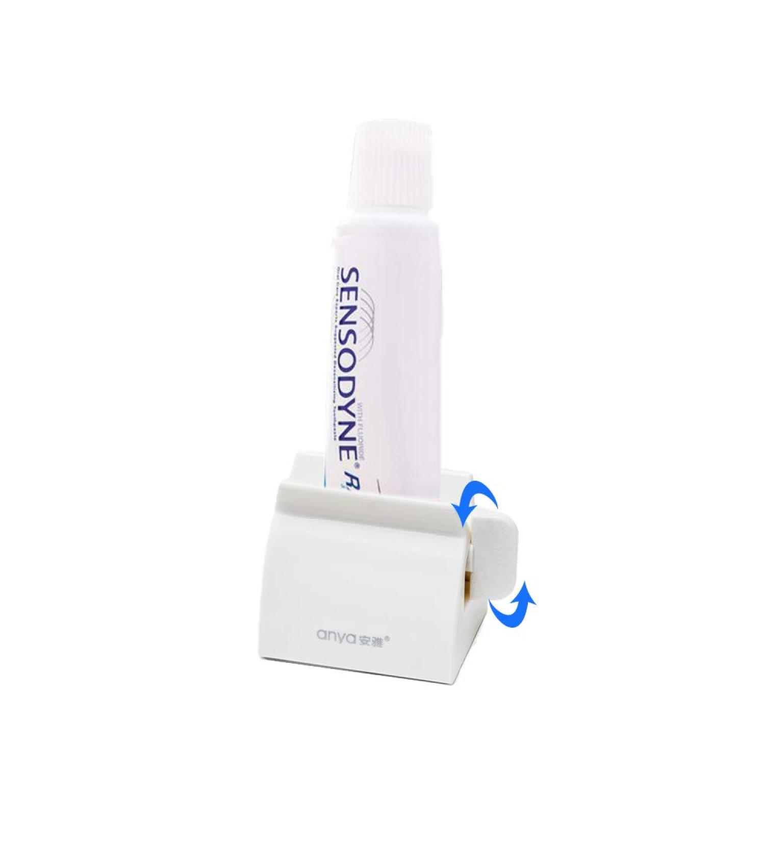 Rolling Tube Toothpaste Squeezer with Frosted Handles Turn Easily Toothpaste Dispenser for Bathroom Saves Toothpaste Creams & More Eco-Friendly Manual Toothpaste Squeezer 2 Colors(White L) - Buy Online on SooperMarket.com