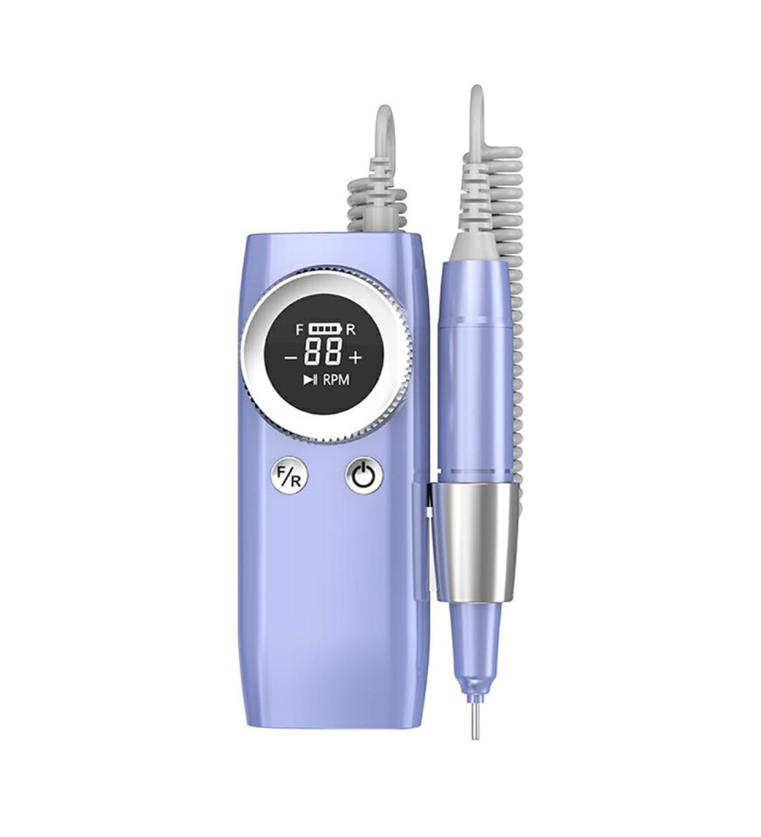 Dajidafu Effortlessly Remove Gel Polish With Nails Lathe Gel Cutting Remove Tool Rechargeable Electric Nail Sander Compact purple - Buy Online on SooperMarket.com
