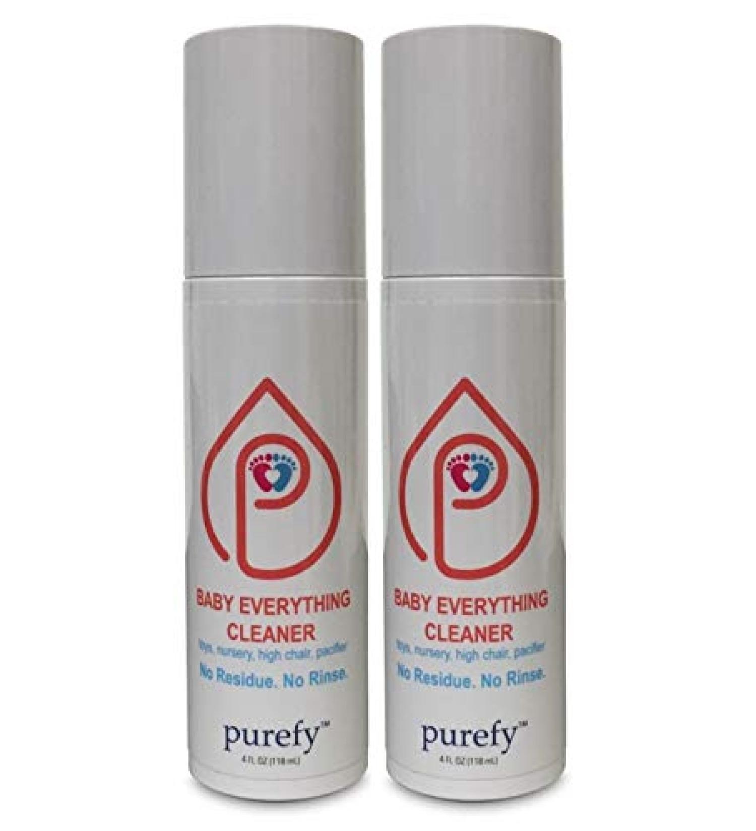 Baby Everything Cleaner - Hypoallergenic Unscented No Residue Safe for Toys & Nursery - 2pk On-The-Go - Buy Online on SooperMarket.com