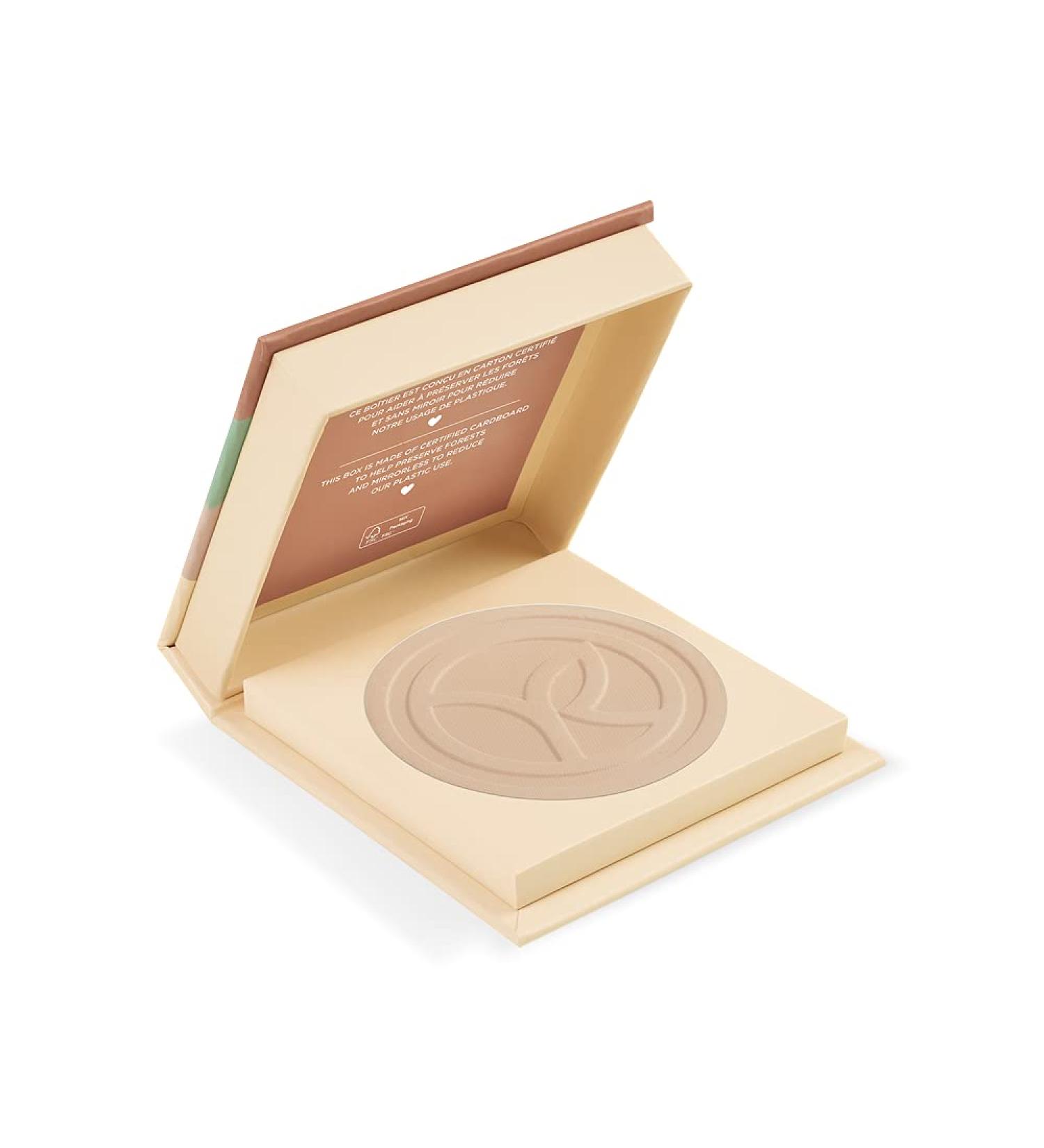 Yves Rocher COULEURS NATURE Compact Powder Ros 100 - Velvety Finish Perfect Skin Blending 10g | International Shipping Available - Buy Online on SooperMarket.com