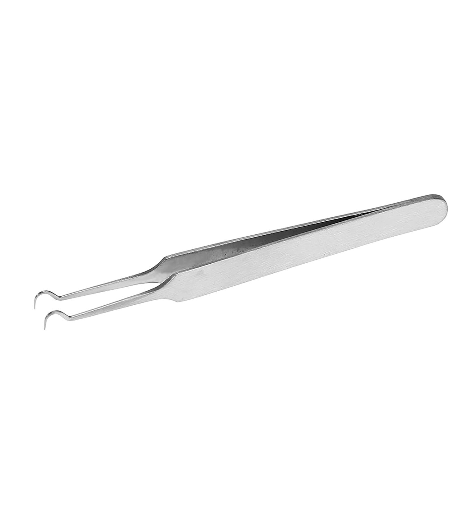 Premium Blackening Remover Tweezers - Stainless Steel Acne & Beauty Tool 8.7 cm Hook - Perfect for Makeup & Skincare - Buy Online on SooperMarket.com