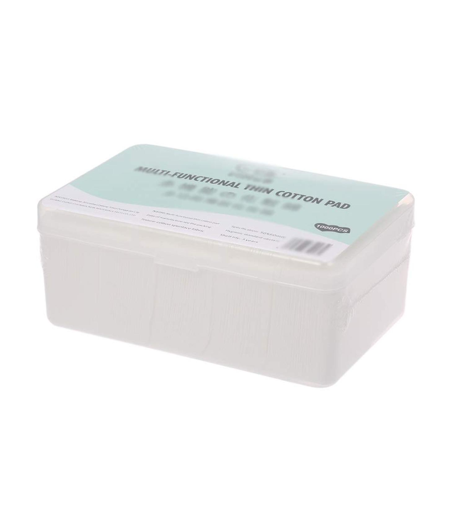 Portable Cleansing Cotton 1000Pcs Boxed Disposable Ultra-Thin Cotton Makeup Remover Wipes Nail Polish Remover Cleansing Facial Tissue Paper Soft Comfortable (Color : White Size : 5 * 6cm) 5*6cm White - Buy Online on SooperMarket.com
