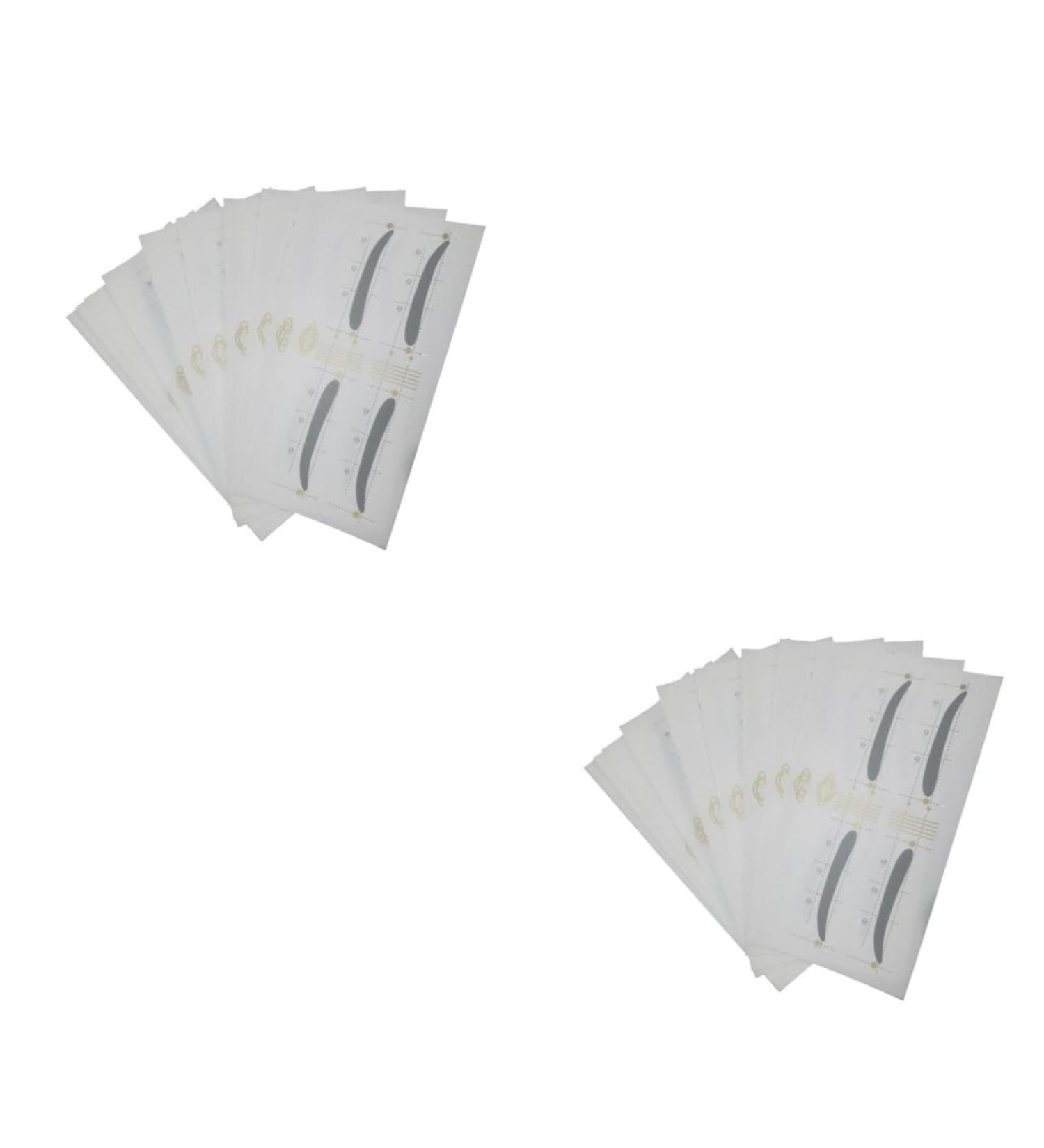 Beavorty 24 Pcs 48 Easy Eyebrow Stencil Eyebrow Shaping Stencils Eyebrow Makeup Tools Card - Buy Online on SooperMarket.com