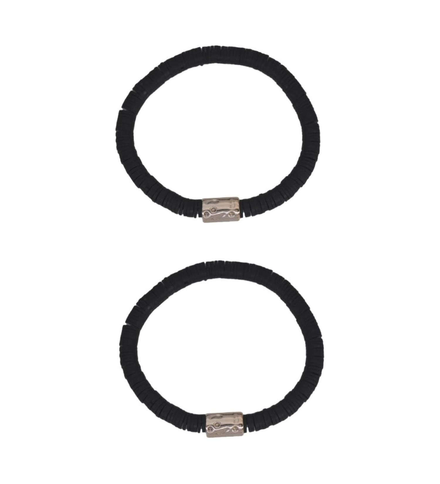 TENDYCOCO 3pcs Clay Bracelet Polymer Clay Manual Jewelry 18X0.6cmx2pcs Blackx2pcs - Buy Online on SooperMarket.com
