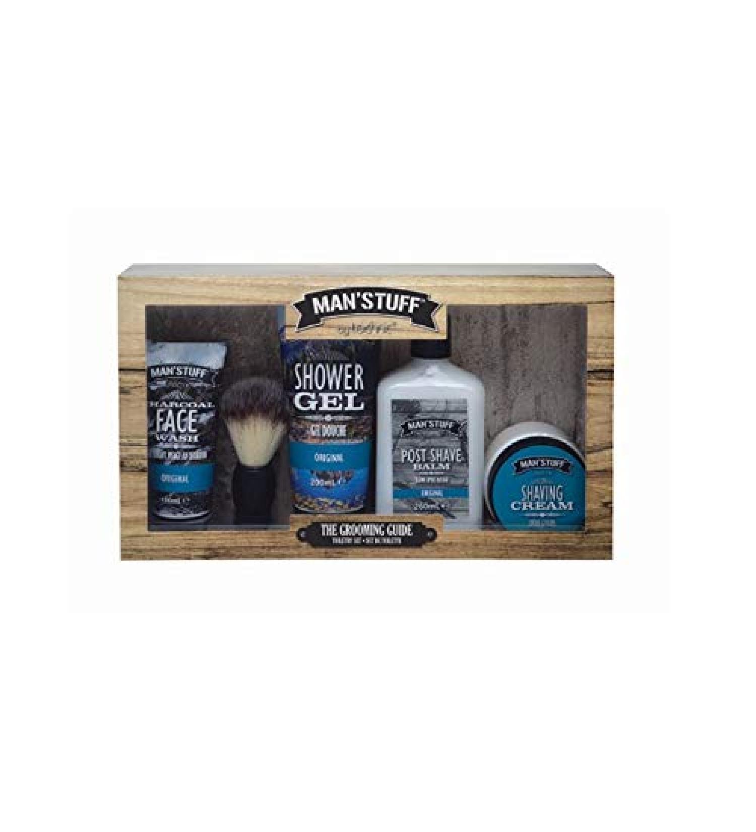 Man'Stuff 999714 The Grooming Guide Gift Set Multi Colored