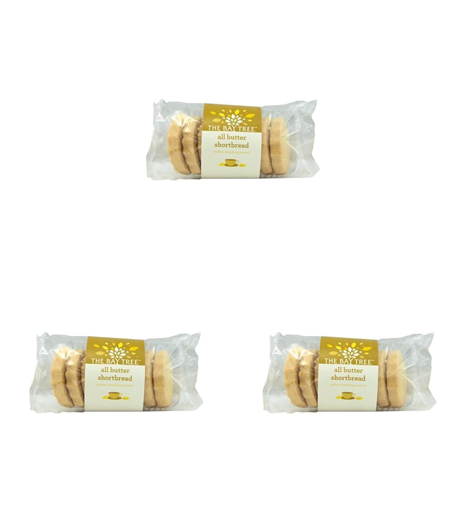 The Bay Tree All Butter Shortbread 200g (Pack of 3)