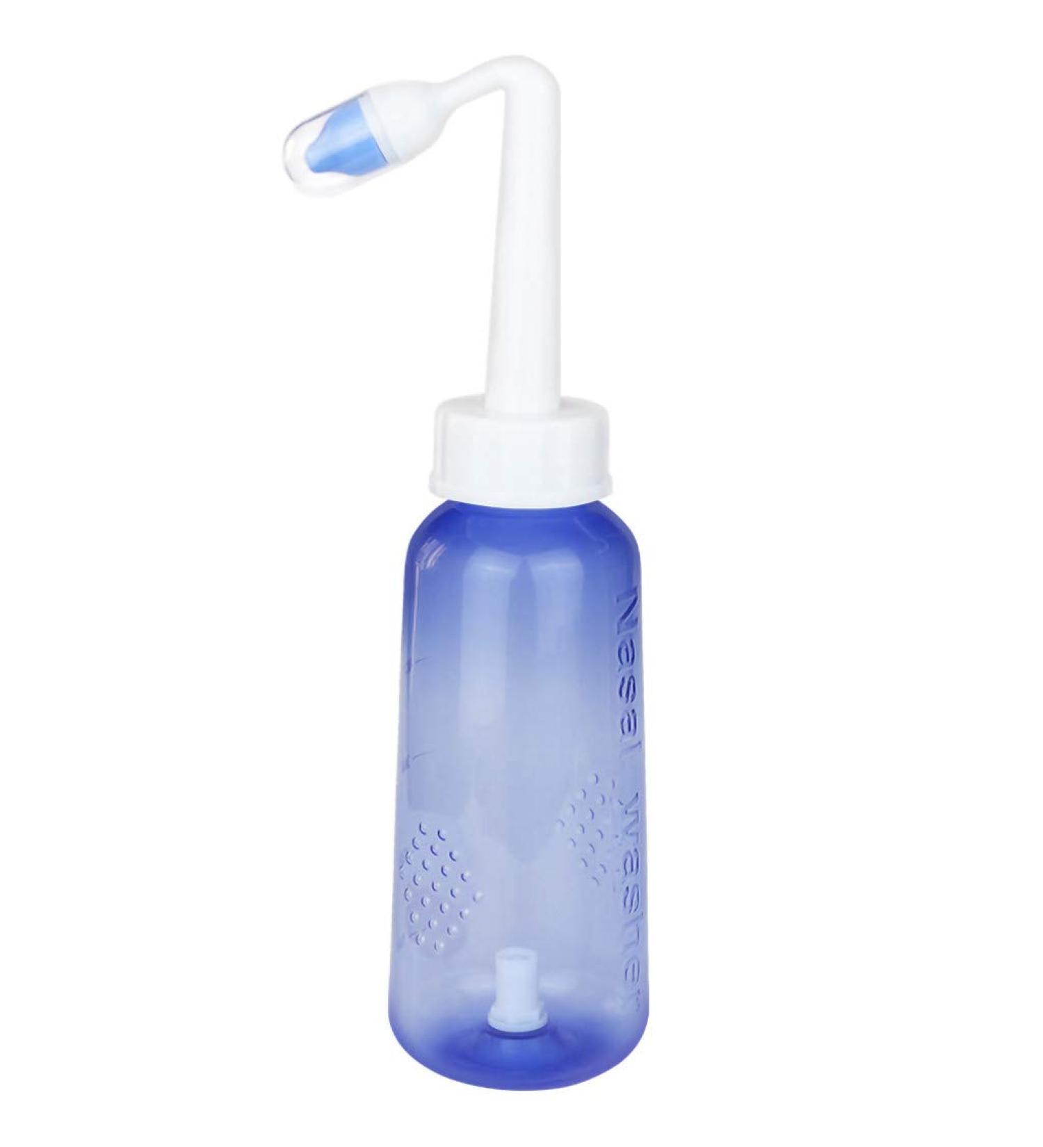 300ml Clean Nose Wash Neti Saline Bottle - Allergic Nasal Irrigator for Beauty - Travel Friendly - Purple - Buy Online on SooperMarket.com
