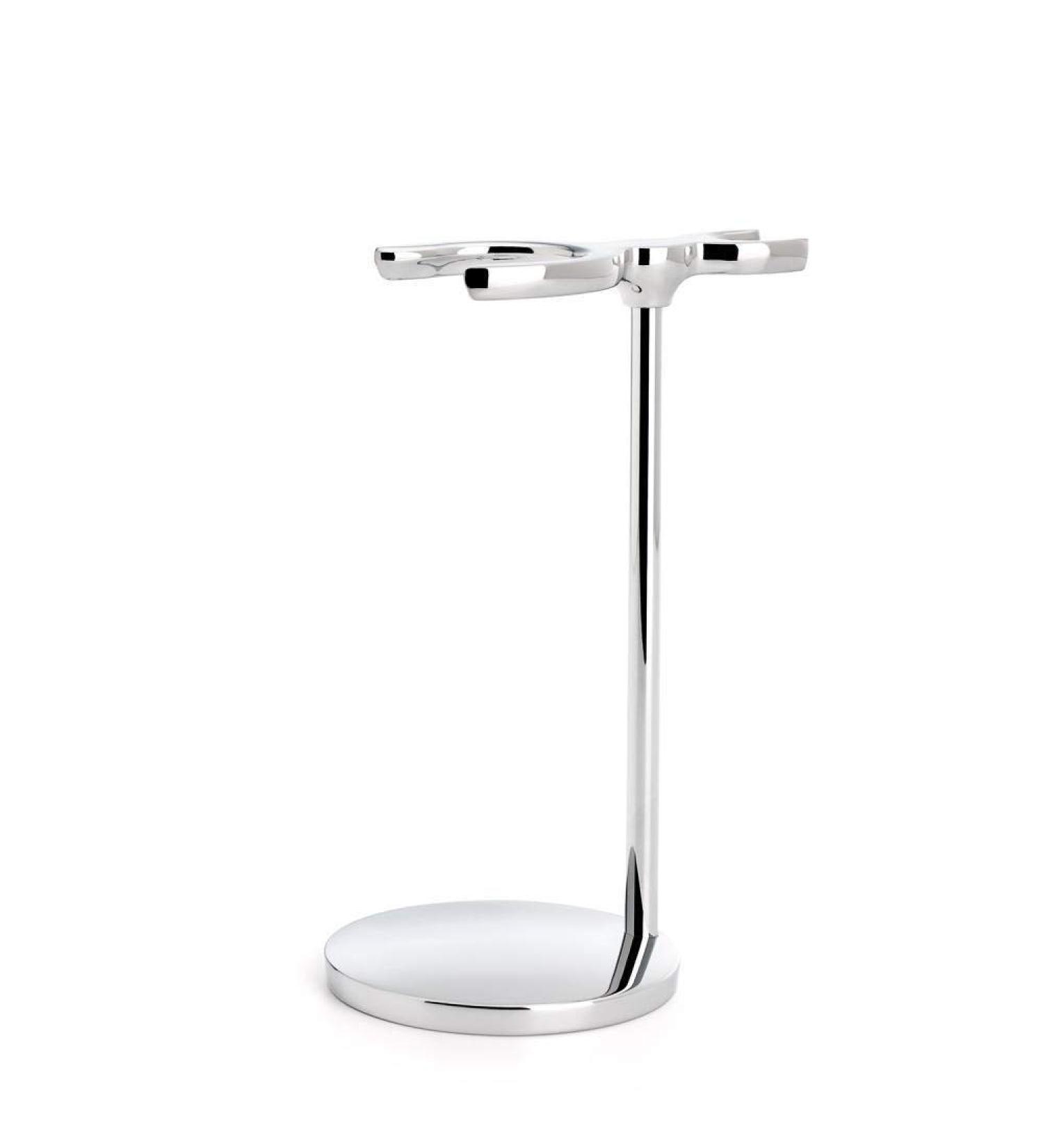 M HLE Chrome-Plated Shaving Set Holder - Classic & Sophist Series | Premium Grooming Accessories for Men - Buy Online on SooperMarket.com