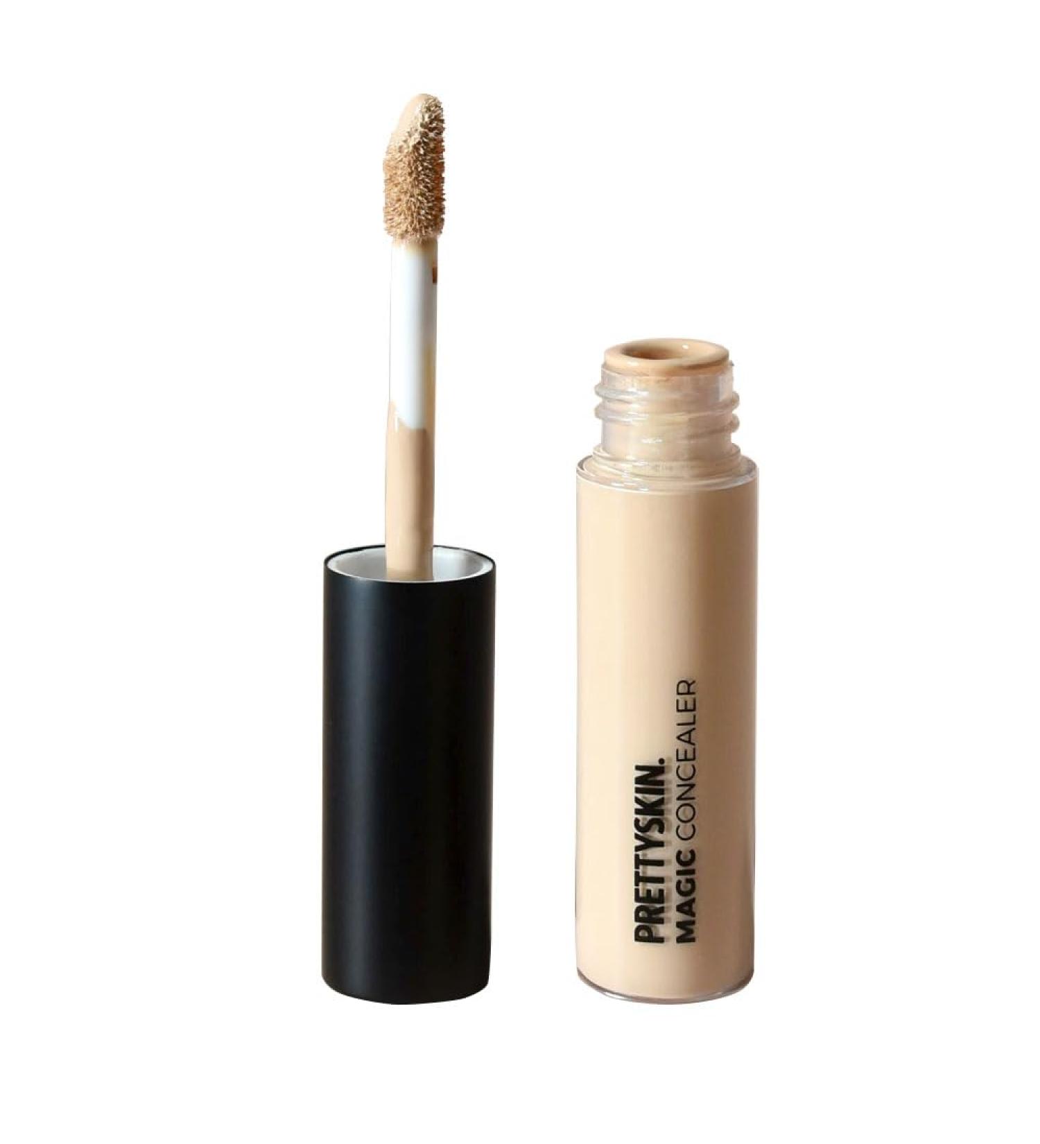 PS.PRETTYSKIN Magic Concealer #21 Ivory - Long-lasting Full Coverage Blemish Concealer (0.31oz) for Flawless Skin | Buy Internationally - Buy Online on SooperMarket.com