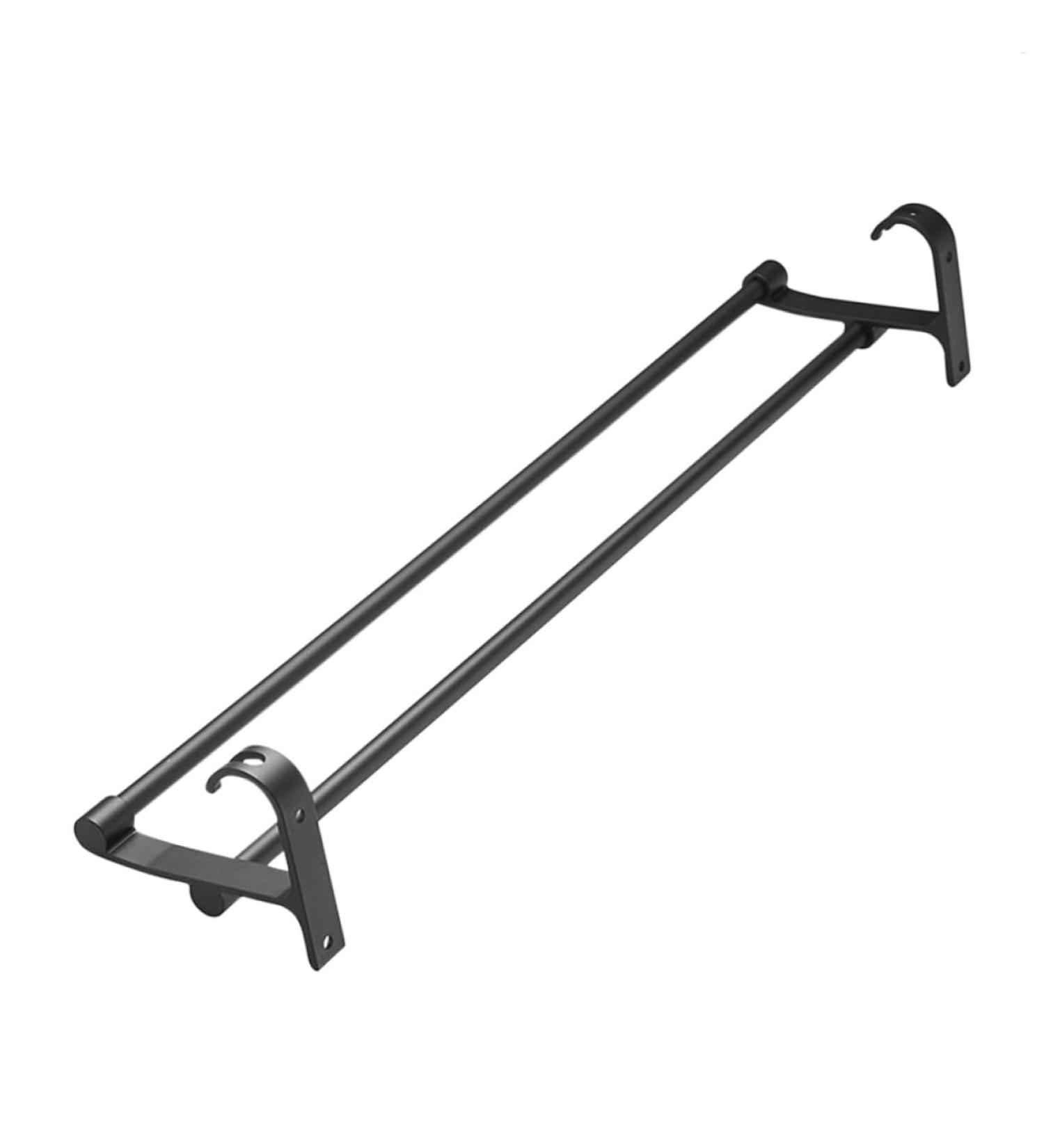 HEMOTON Wall Mounted Hooks Hook Towel Bar Wall Shelf Washcloth Wall Rack Shower Sponge Holder Towel Rack Ledge Take a Bath Black Size 2 - Buy Online on SooperMarket.com