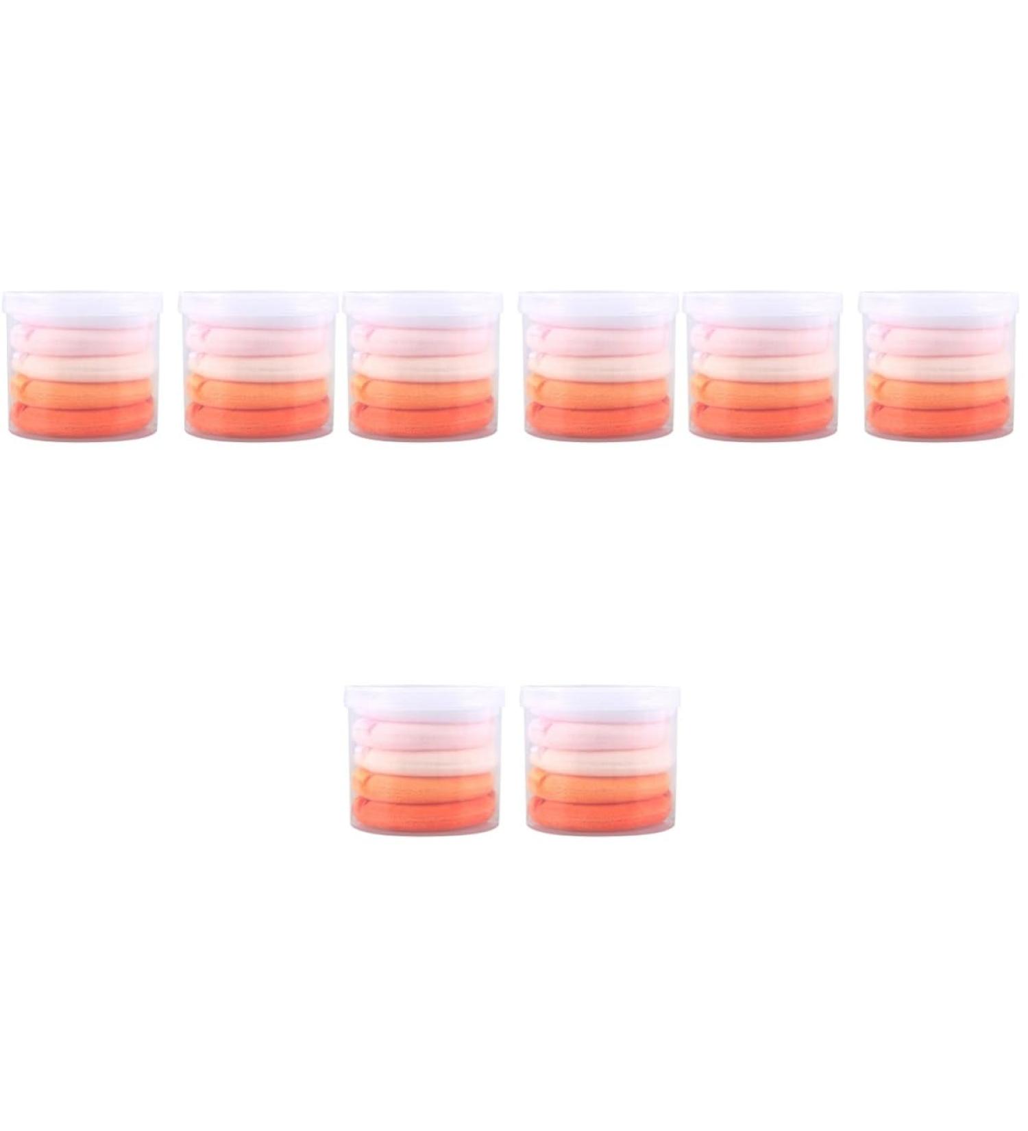 minkissy 8 Boxes Powder Puff Concealer Sponge Makeup Puff Wet Powder Pads Cosmetic Puffs Mineral Powder Pad Dry Powder Pad Dry Puffs Foundation Sponge Sponges Miss Flocking Round Small Puff - Buy Online on SooperMarket.com