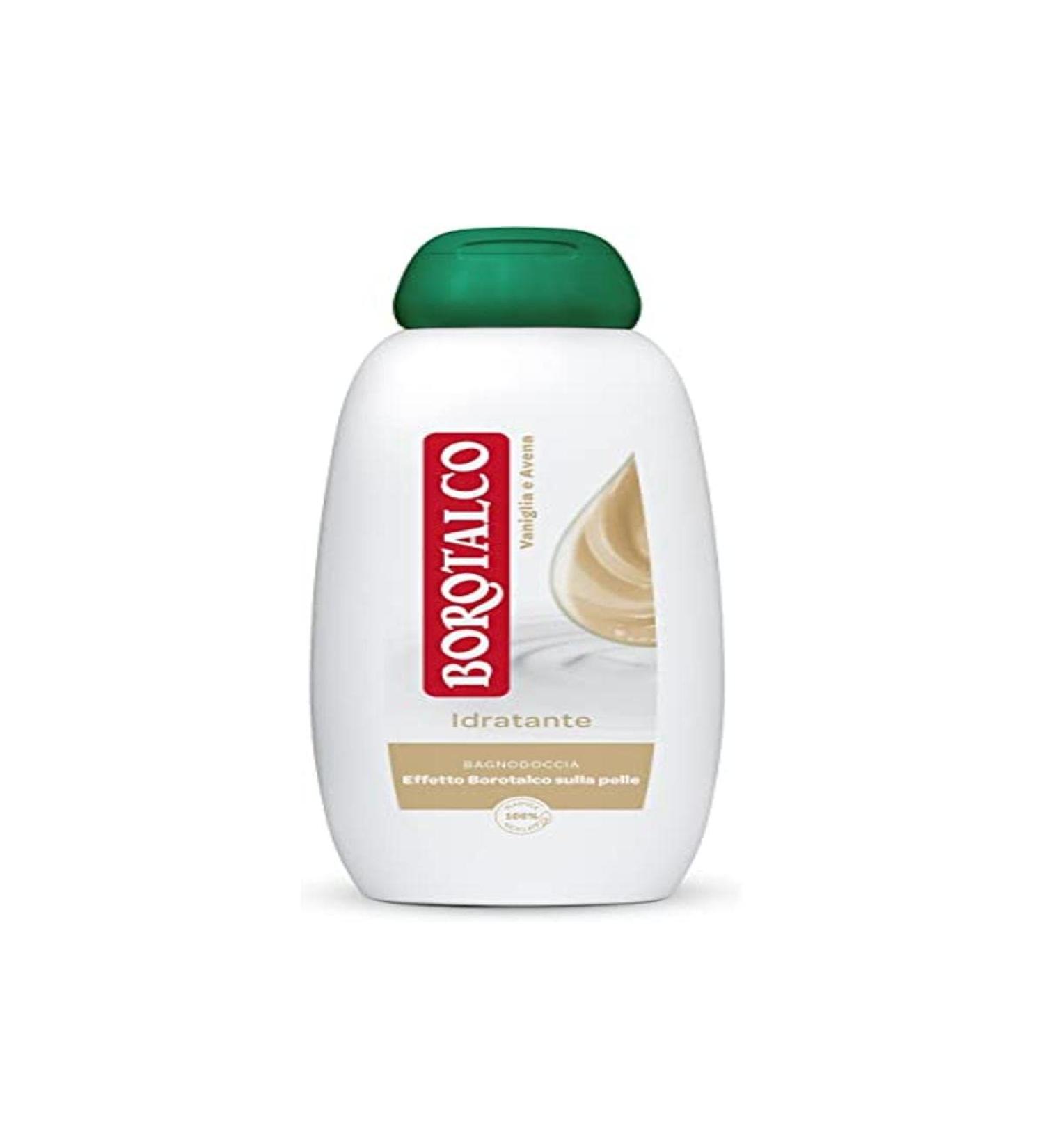 Borotalco Vanilla and Oat Moisturizing Shower Gel 450 ml (15.2 Fl Oz) 1 unit - Made in Italy italian import .