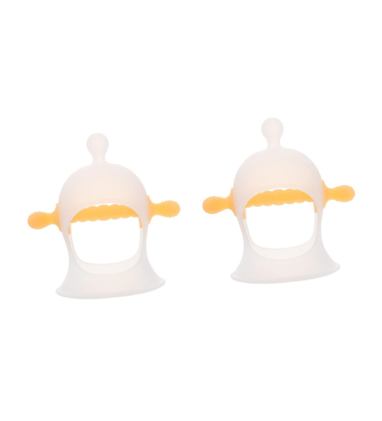STAHAD 2pcs Three-Dimensional Hand Teether Toddler Chew Toys Silicone Toys Silicone Baby Toys Silicone Baby Hand Teether Baby Gum Teether Silicone Hand Sucking Teether Infant Chew Toy Car Yellowx2pcs 10.8x10.5x10.5cmx2pc... - Buy Online on SooperMarket.com