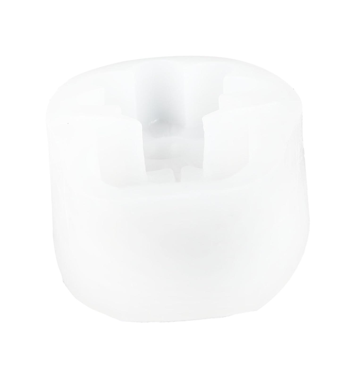 STOBOK Chocolate Silicone Molds 1pc Candle Mold White Silica Gel Crafting Supplies 3D Epoxy Cake Toppers White 12X7X3.5CM - Buy Online on SooperMarket.com
