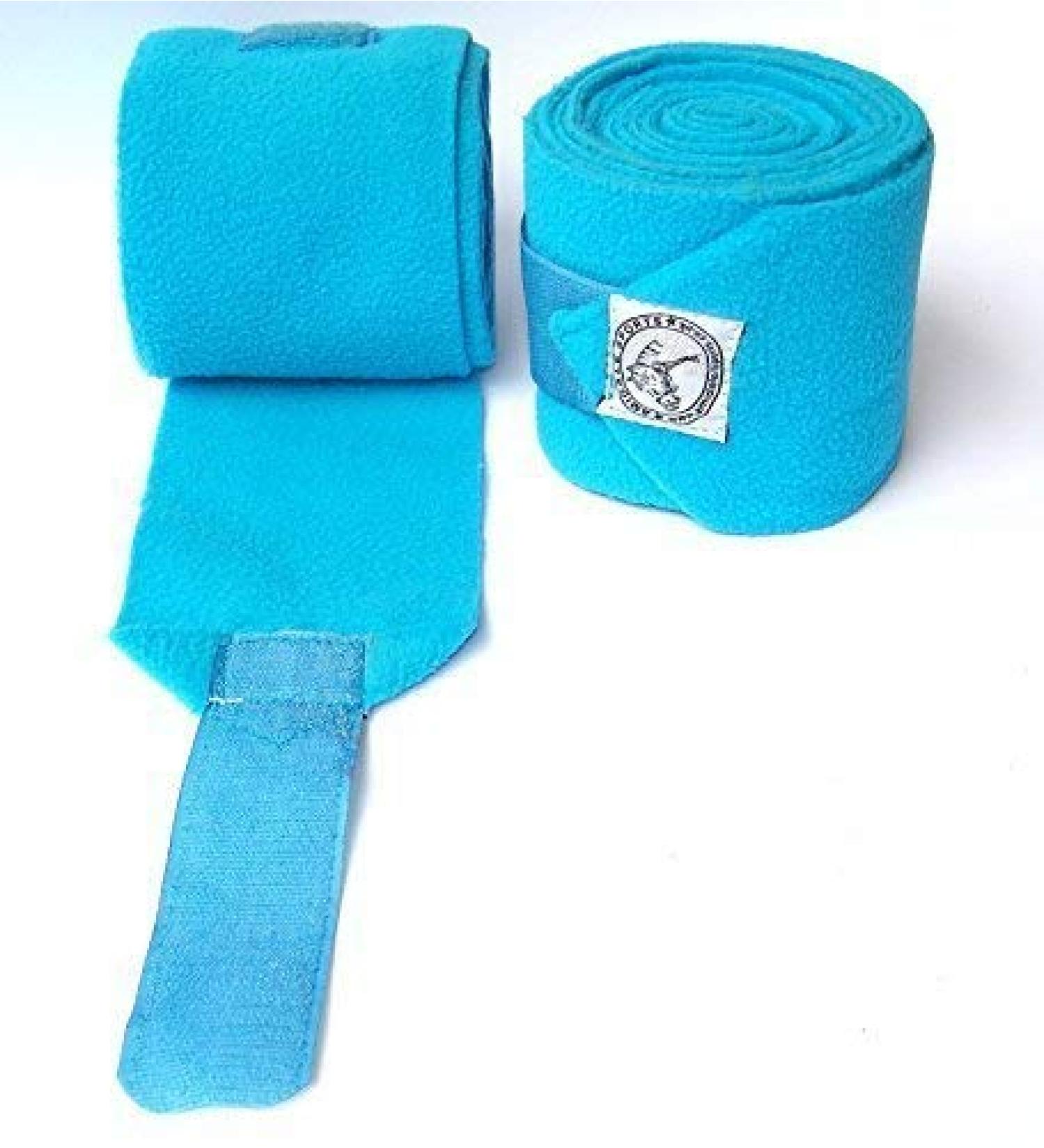Amidale Polo Wraps Fleece Stable Bandages Horse Equestrian Leg Wraps Sky Blue