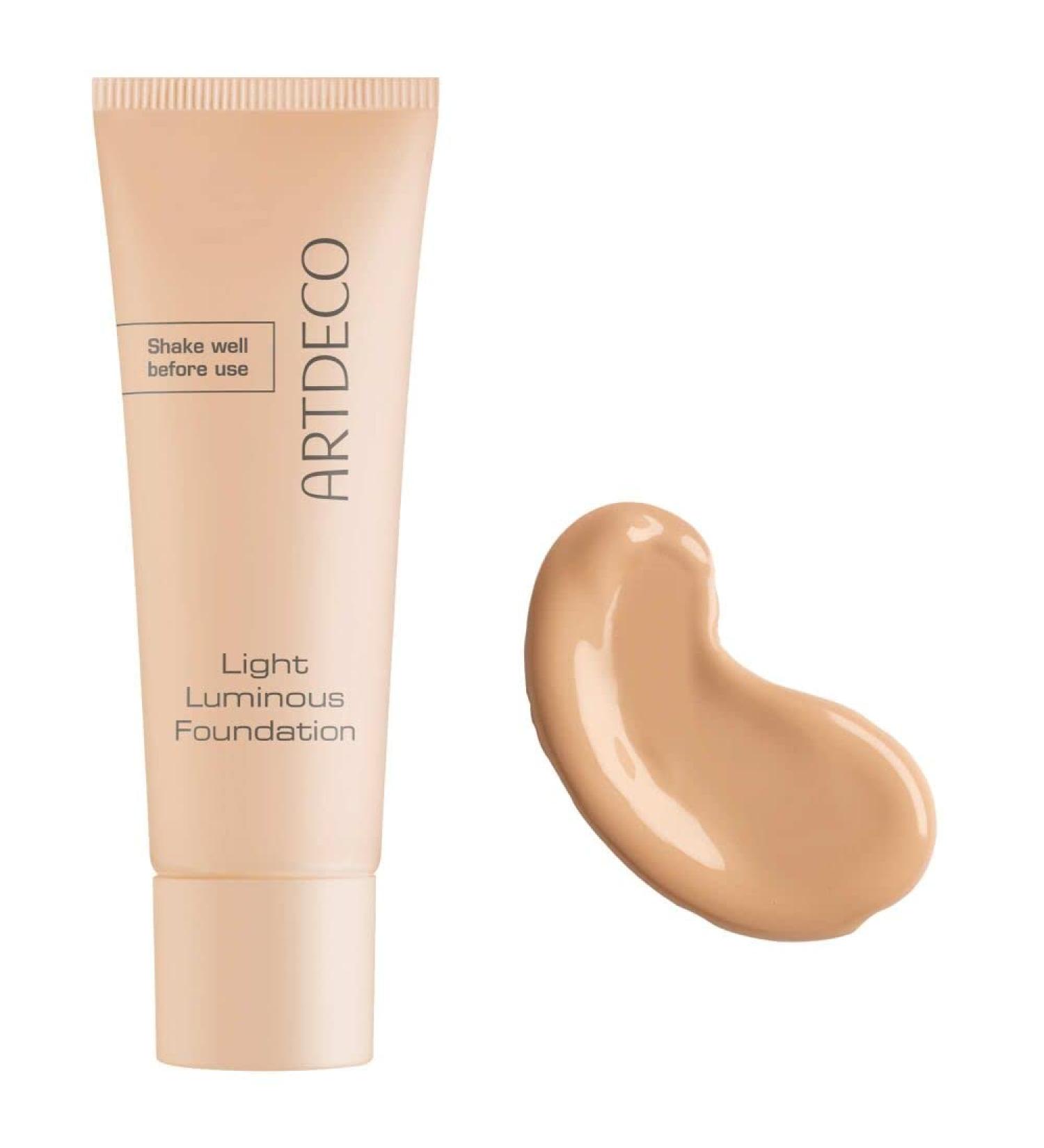Artdeco Light Luminous Foundation 25ml - Natural Finish & Blue Light Protection - Shade 22 Neutral Chiffon - International Shipping Available - Buy Online on SooperMarket.com